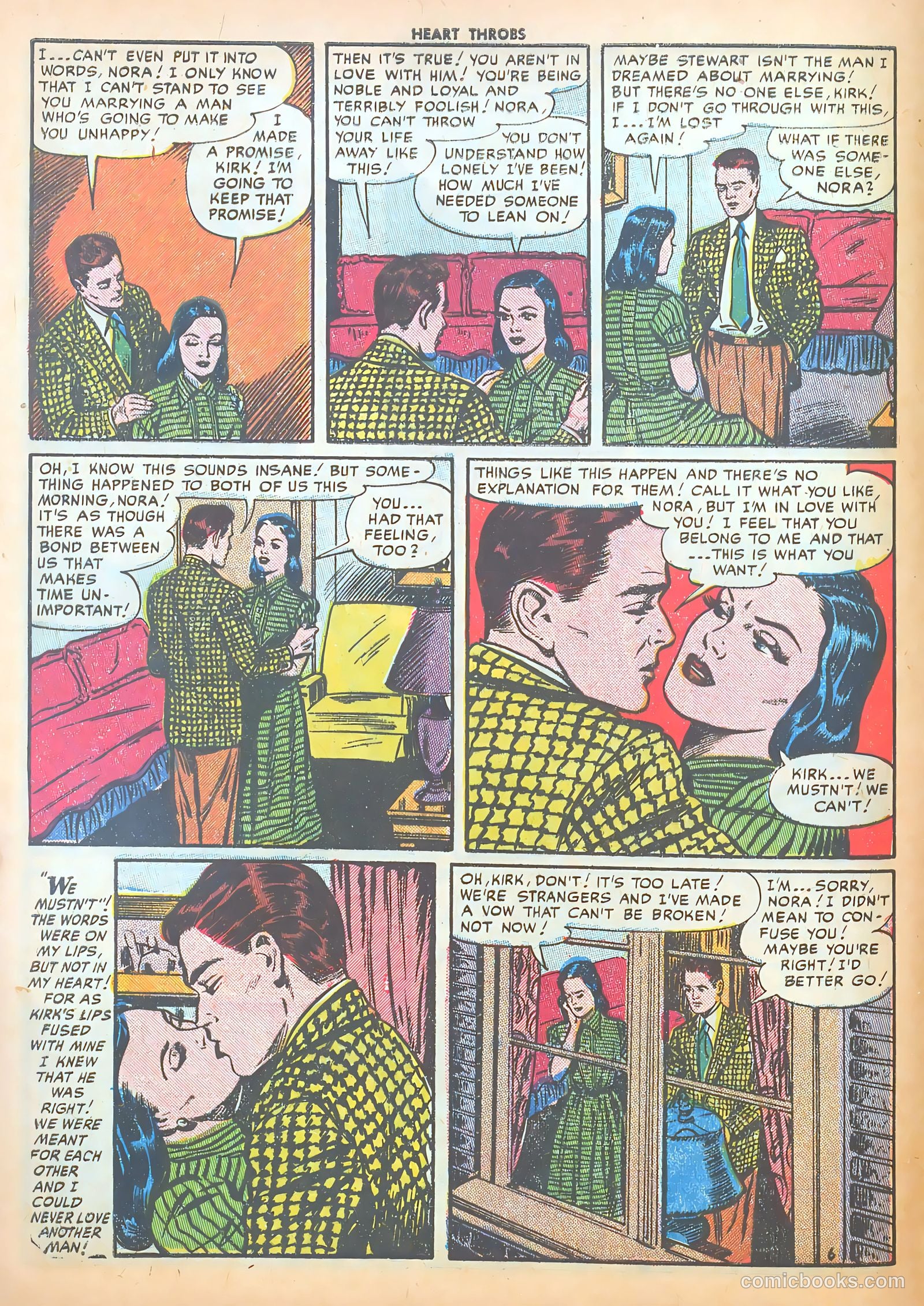 Heart Throbs #16 (1952) — page 8 of 37