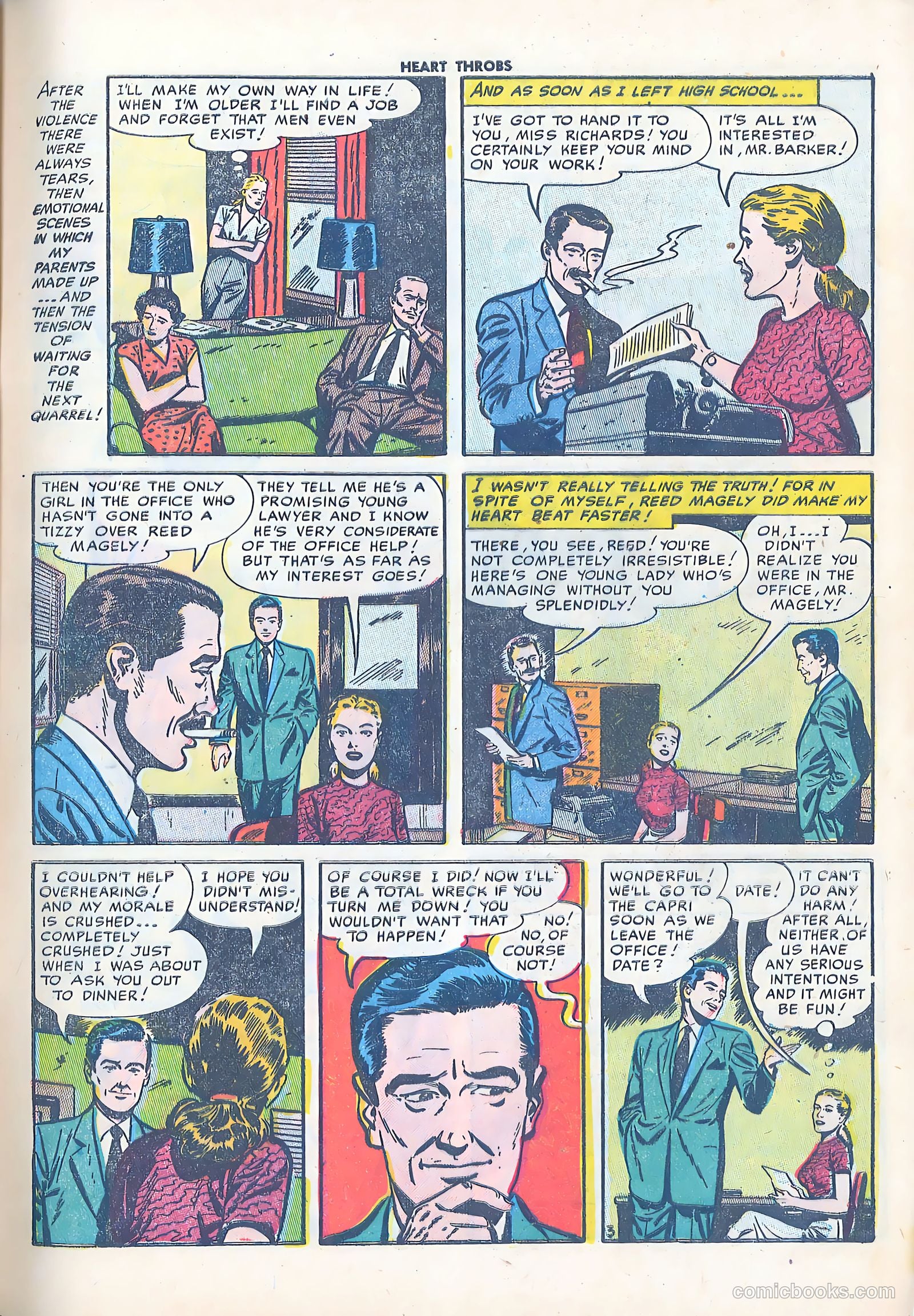 Heart Throbs #17 (1953) — page 5 of 36