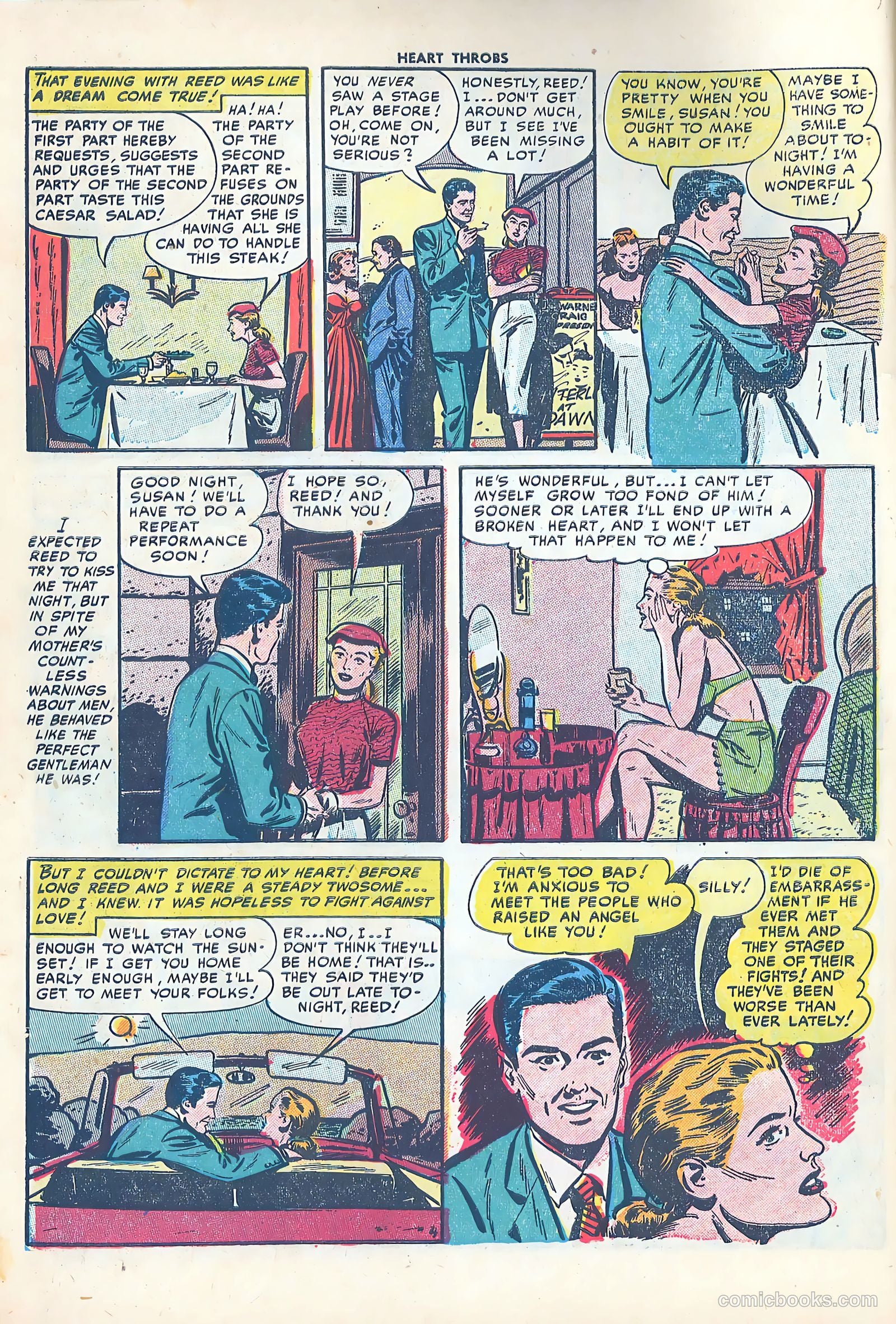 Heart Throbs #17 (1953) — page 6 of 36