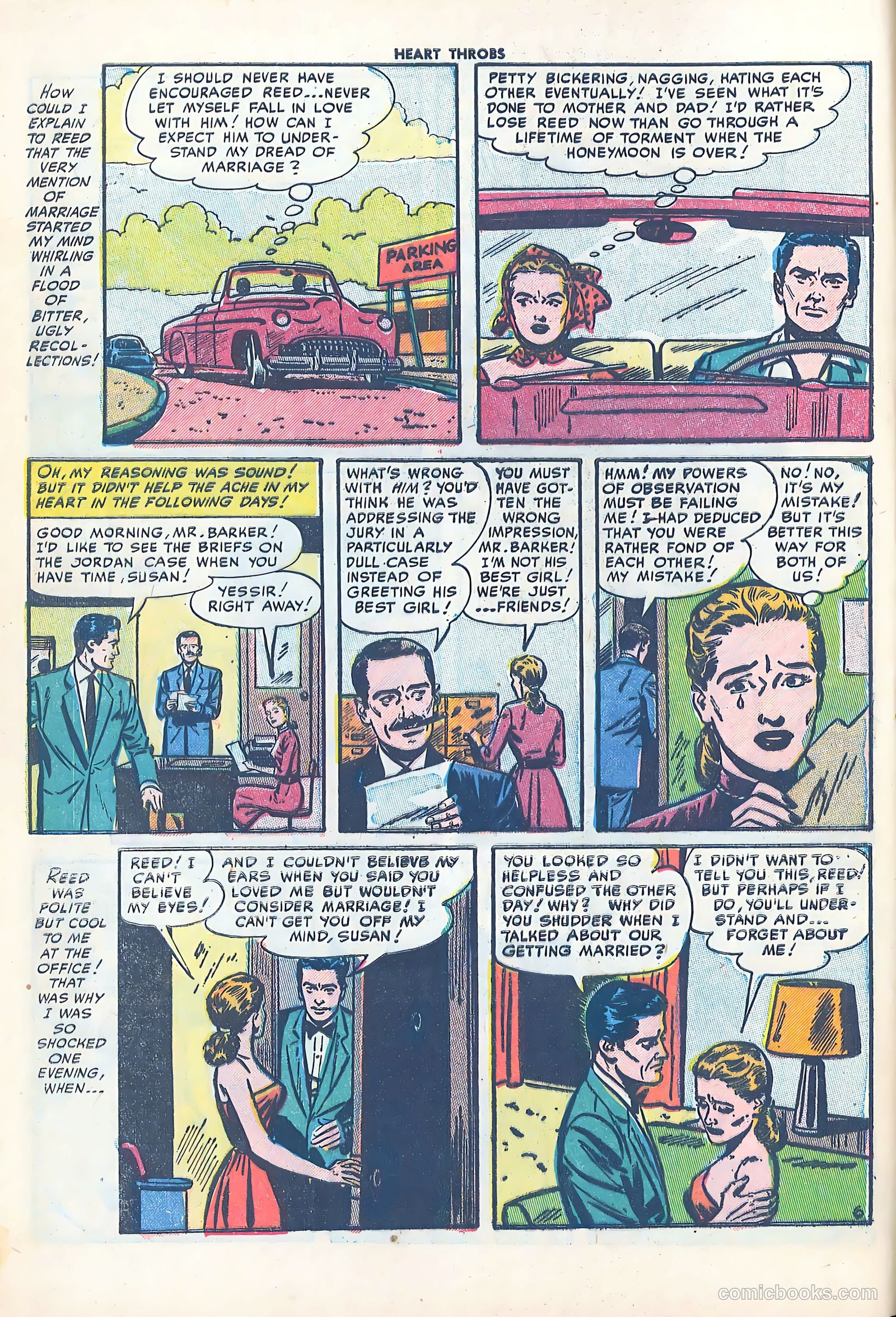 Heart Throbs #17 (1953) — page 8 of 36