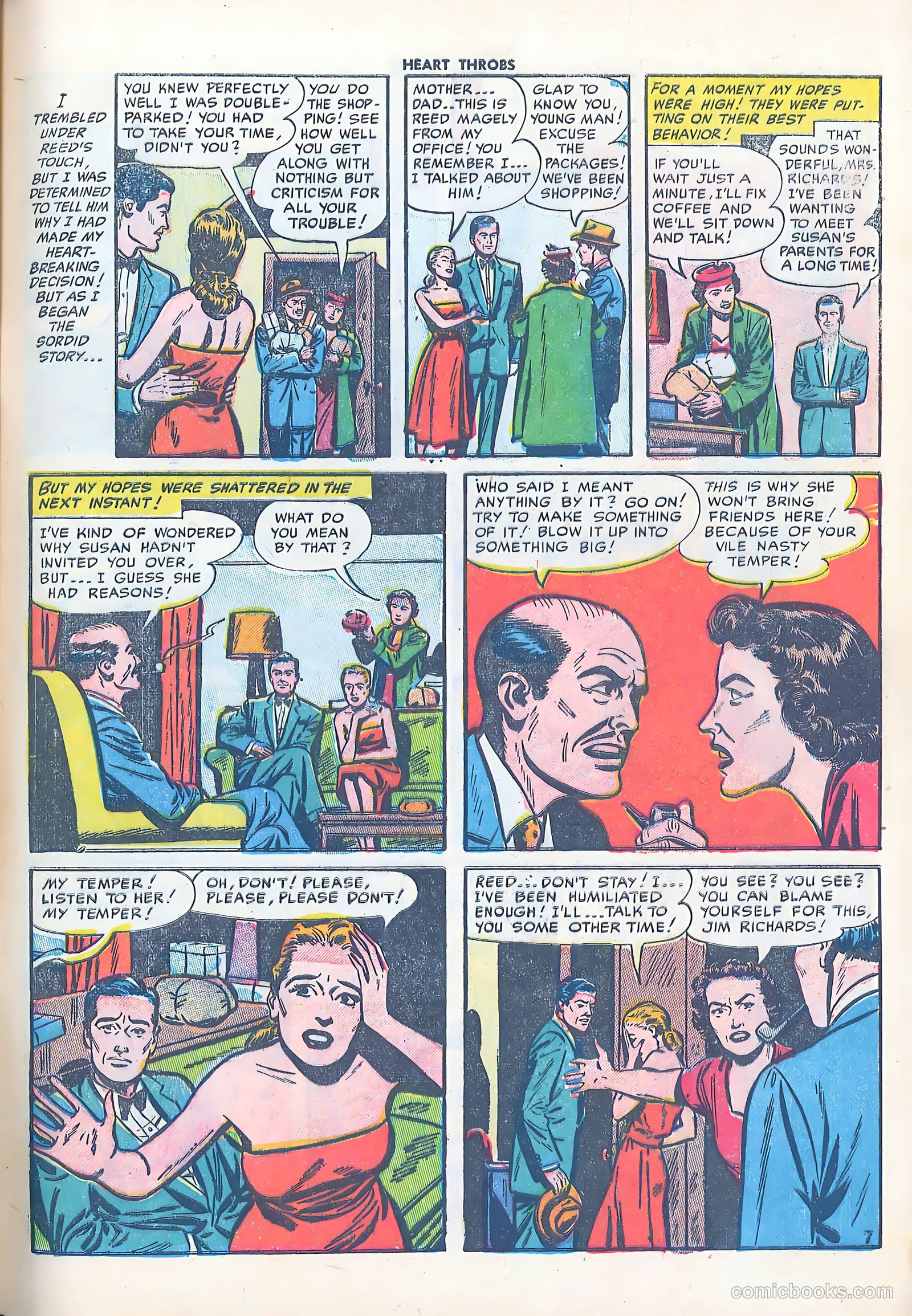 Heart Throbs #17 (1953) — page 9 of 36
