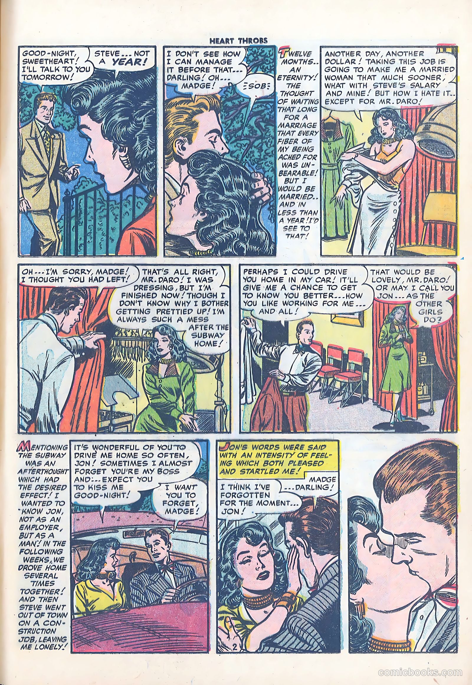 Heart Throbs #17 (1953) — page 13 of 36