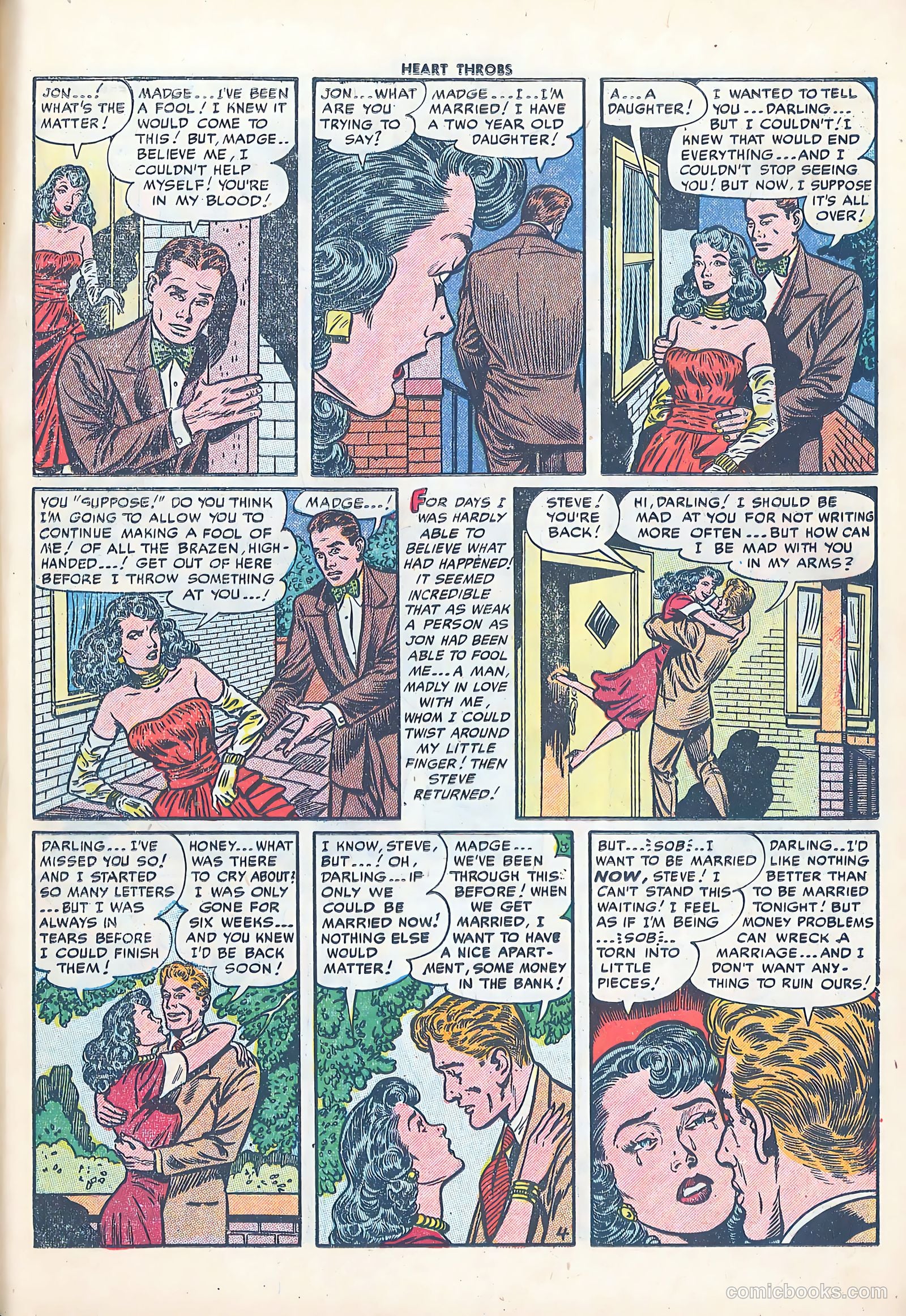 Heart Throbs #17 (1953) — page 15 of 36