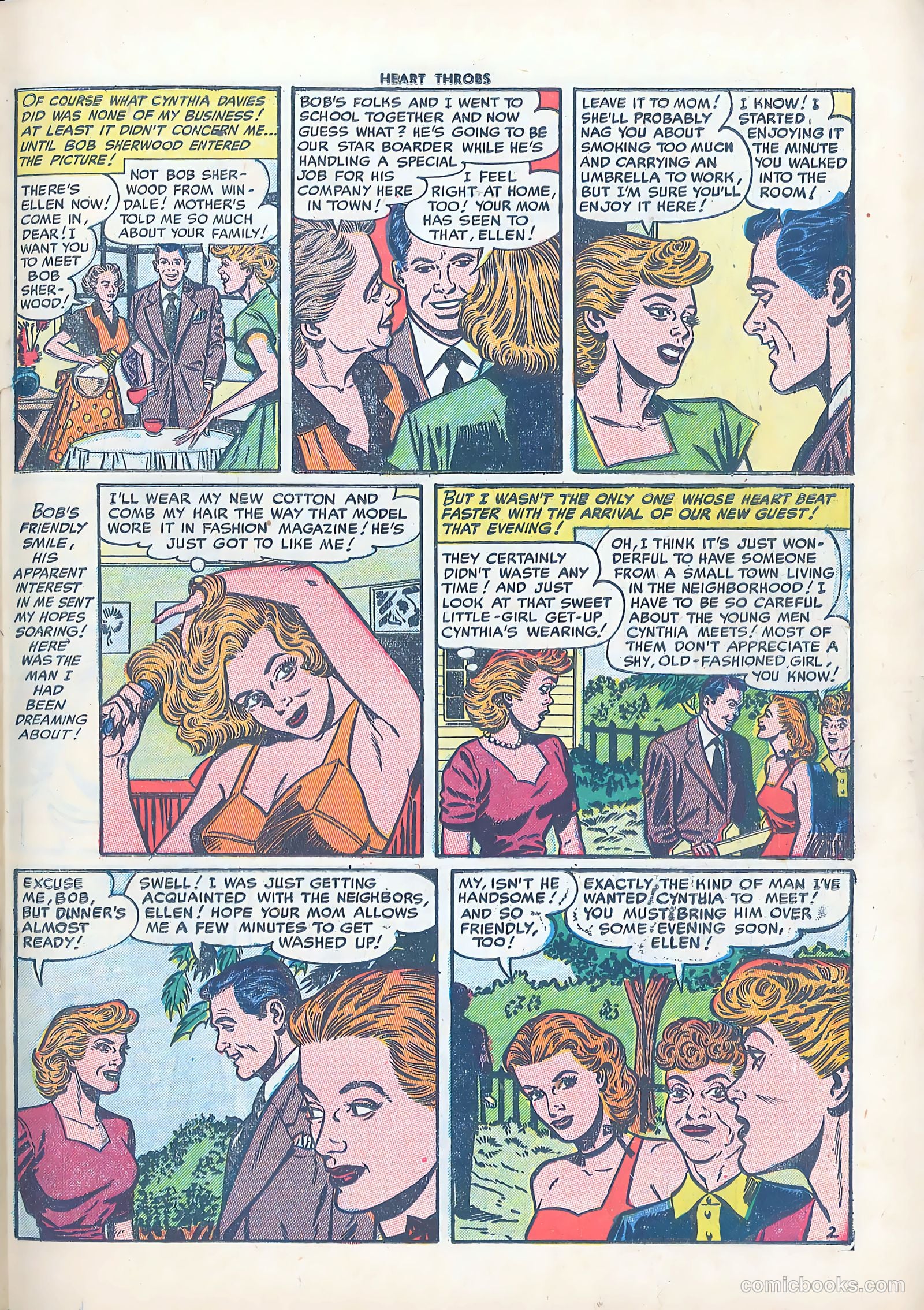 Heart Throbs #17 (1953) — page 19 of 36