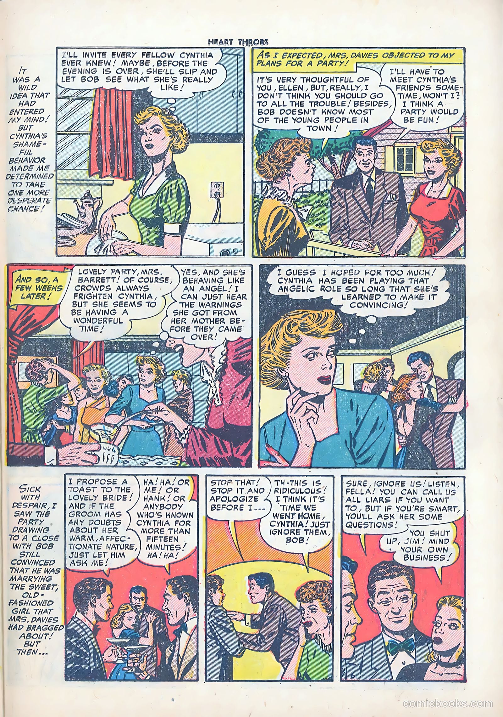 Heart Throbs #17 (1953) — page 23 of 36