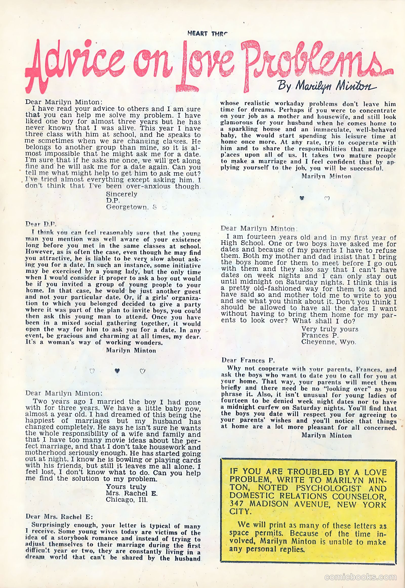 Heart Throbs #17 (1953) — page 26 of 36