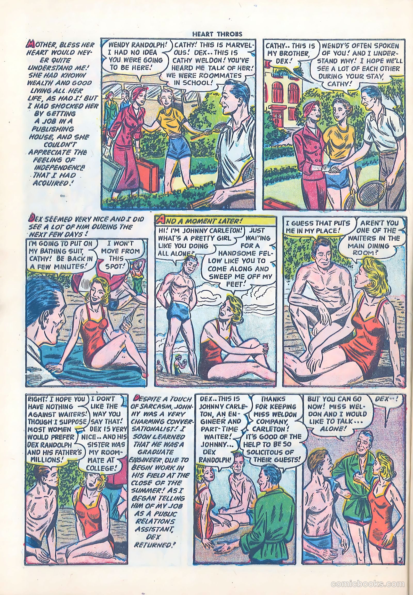 Heart Throbs #17 (1953) — page 28 of 36
