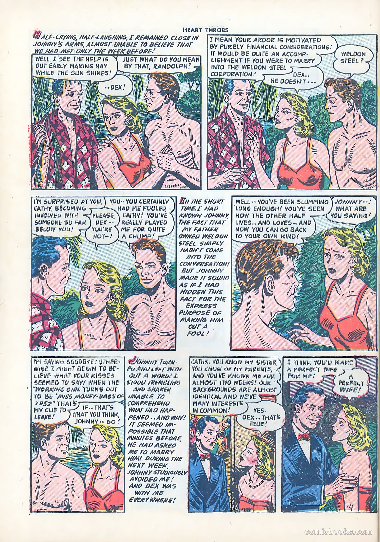 Heart Throbs #17 (1953) — page 30 of 36
