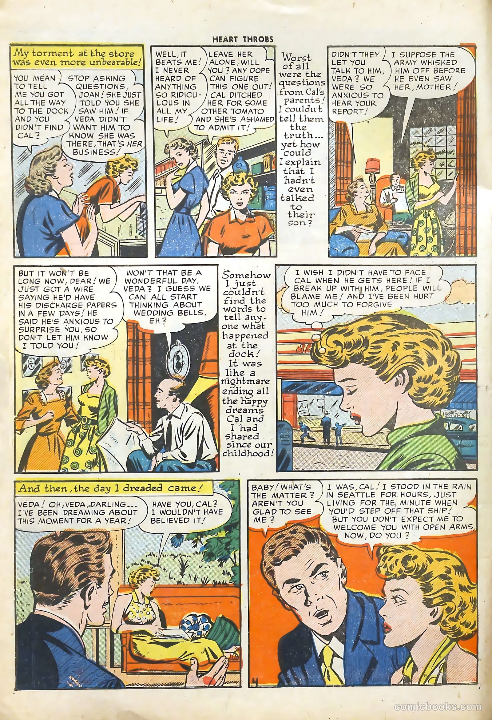 Heart Throbs #18 (1953) — page 6 of 36