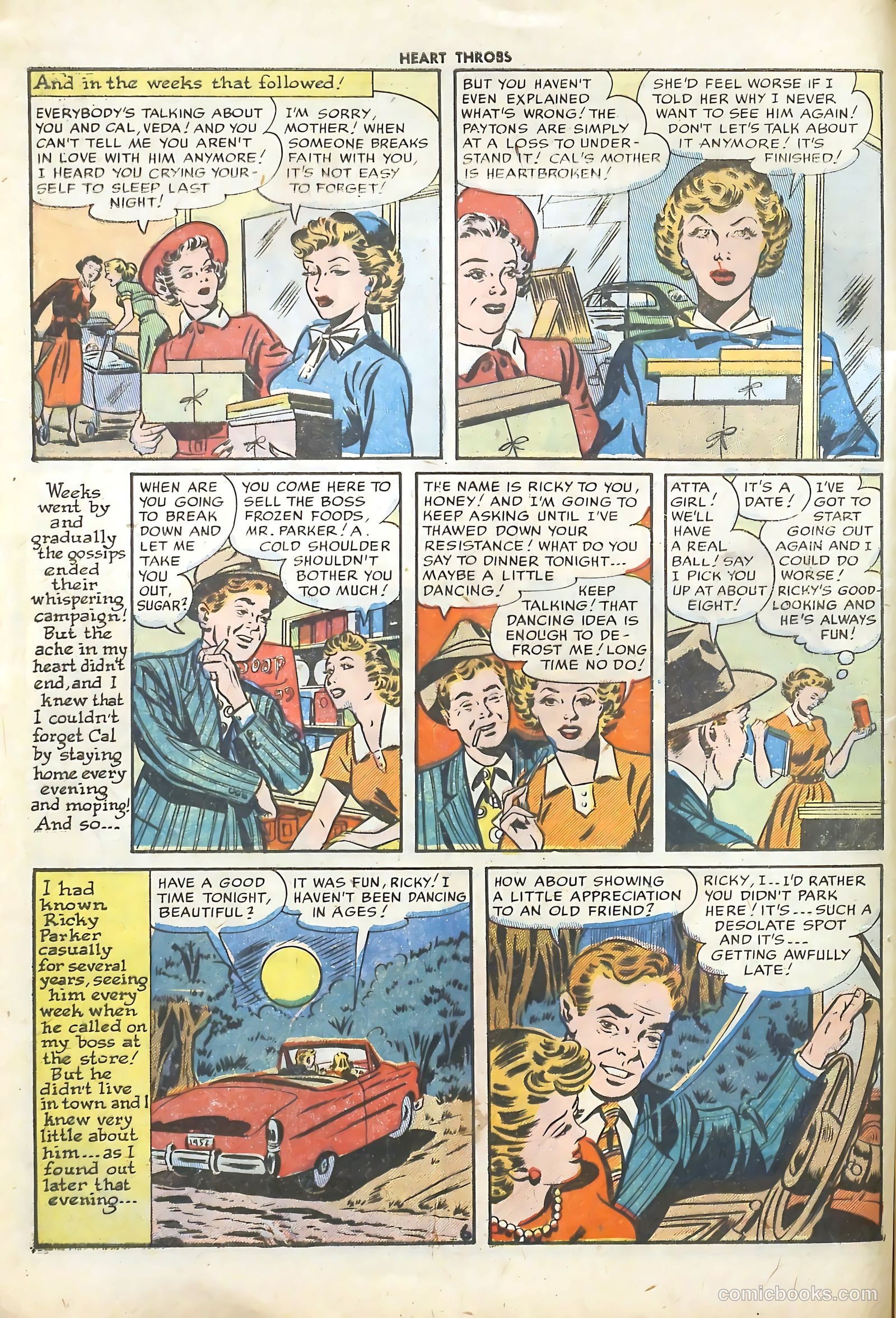 Heart Throbs #18 (1953) — page 8 of 36