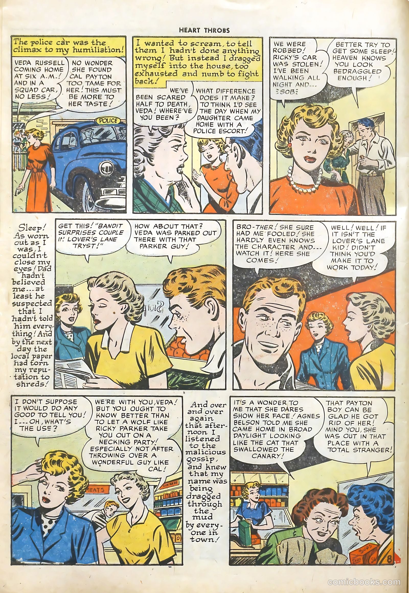 Heart Throbs #18 (1953) — page 10 of 36