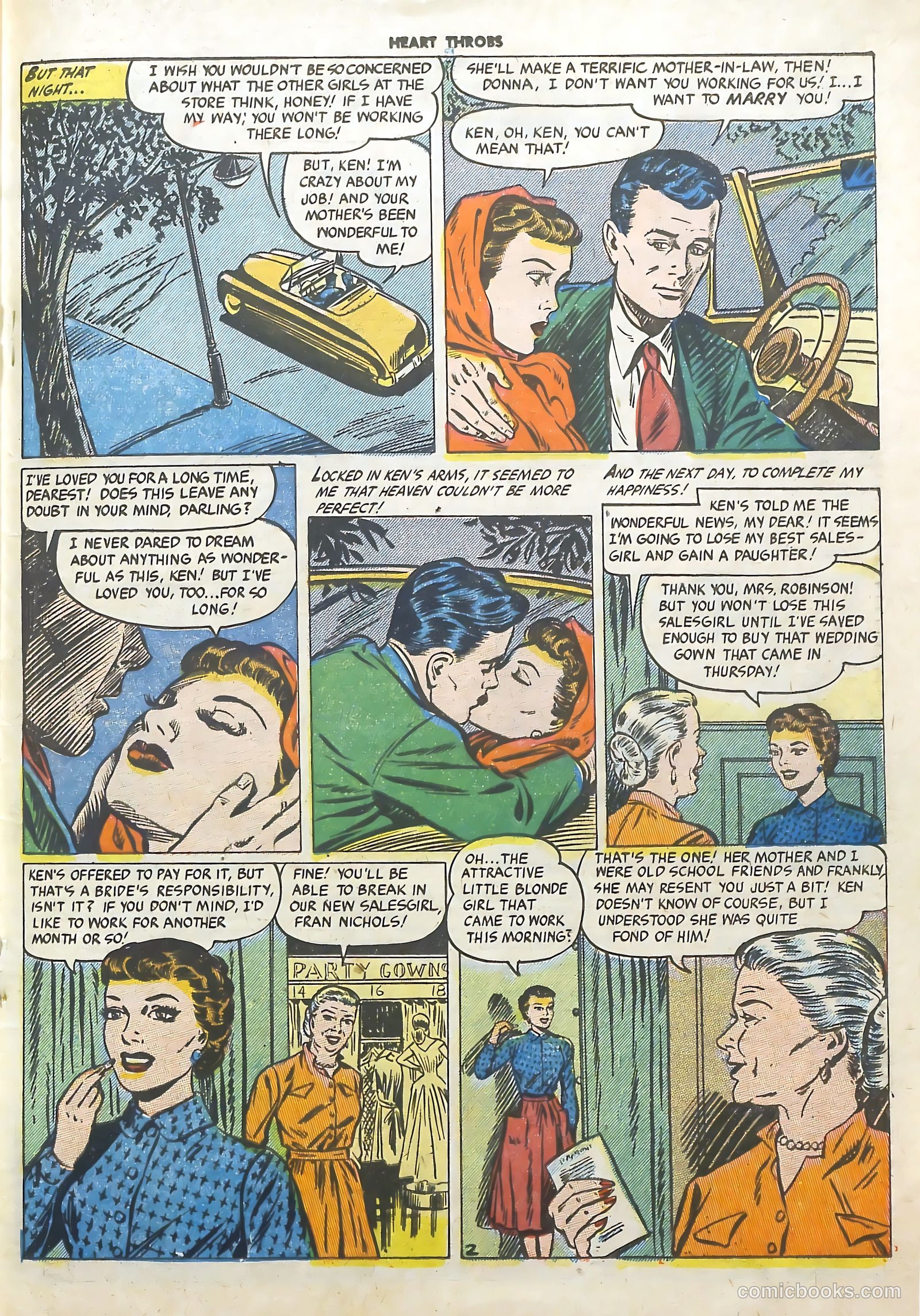 Heart Throbs #18 (1953) — page 19 of 36