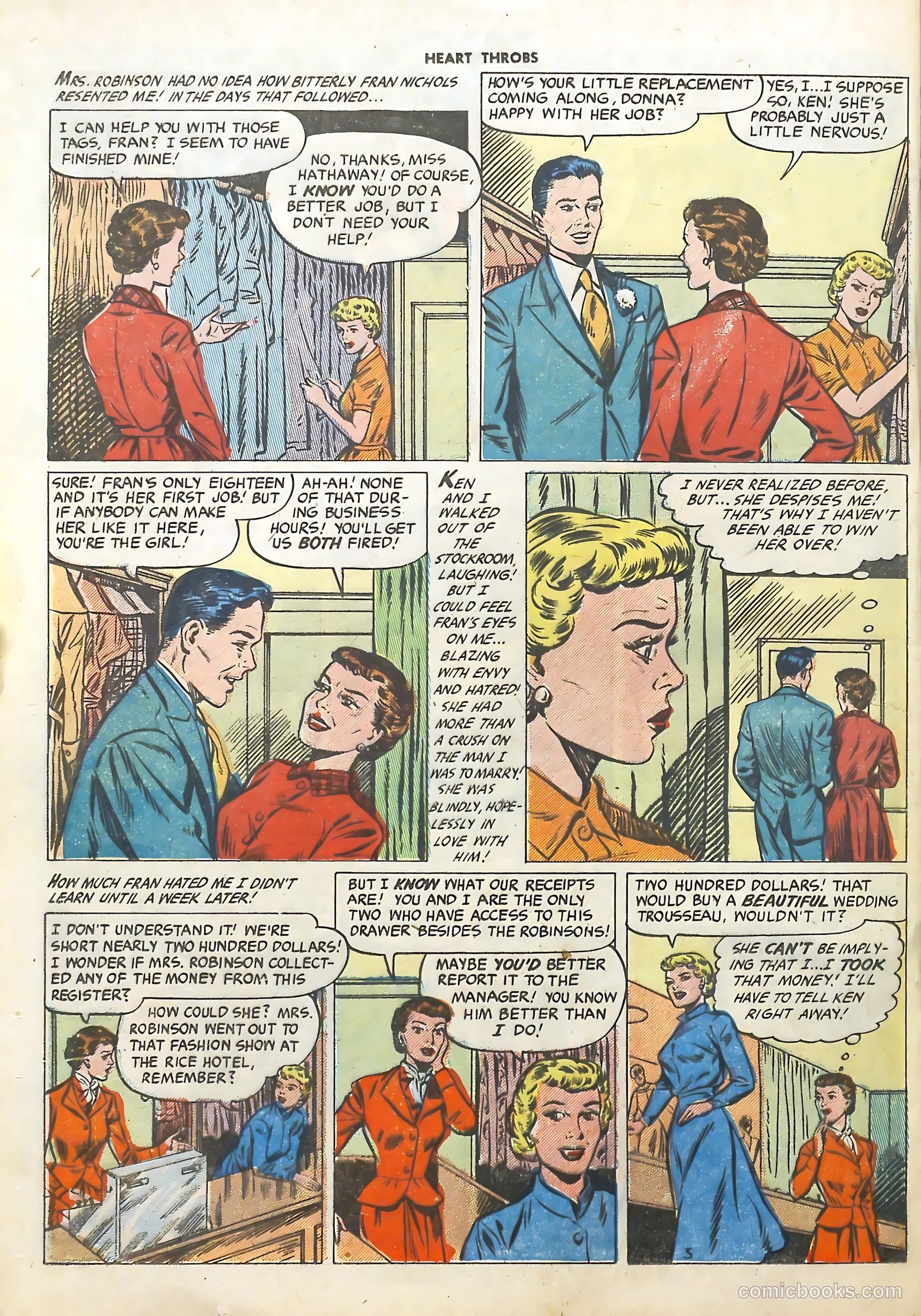 Heart Throbs #18 (1953) — page 20 of 36
