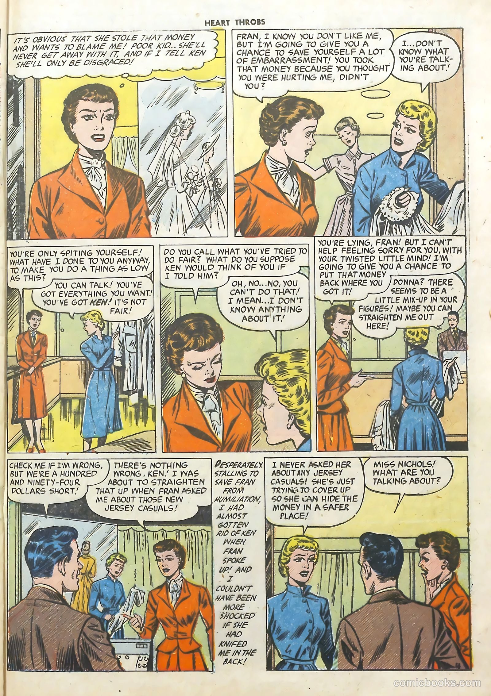 Heart Throbs #18 (1953) — page 21 of 36