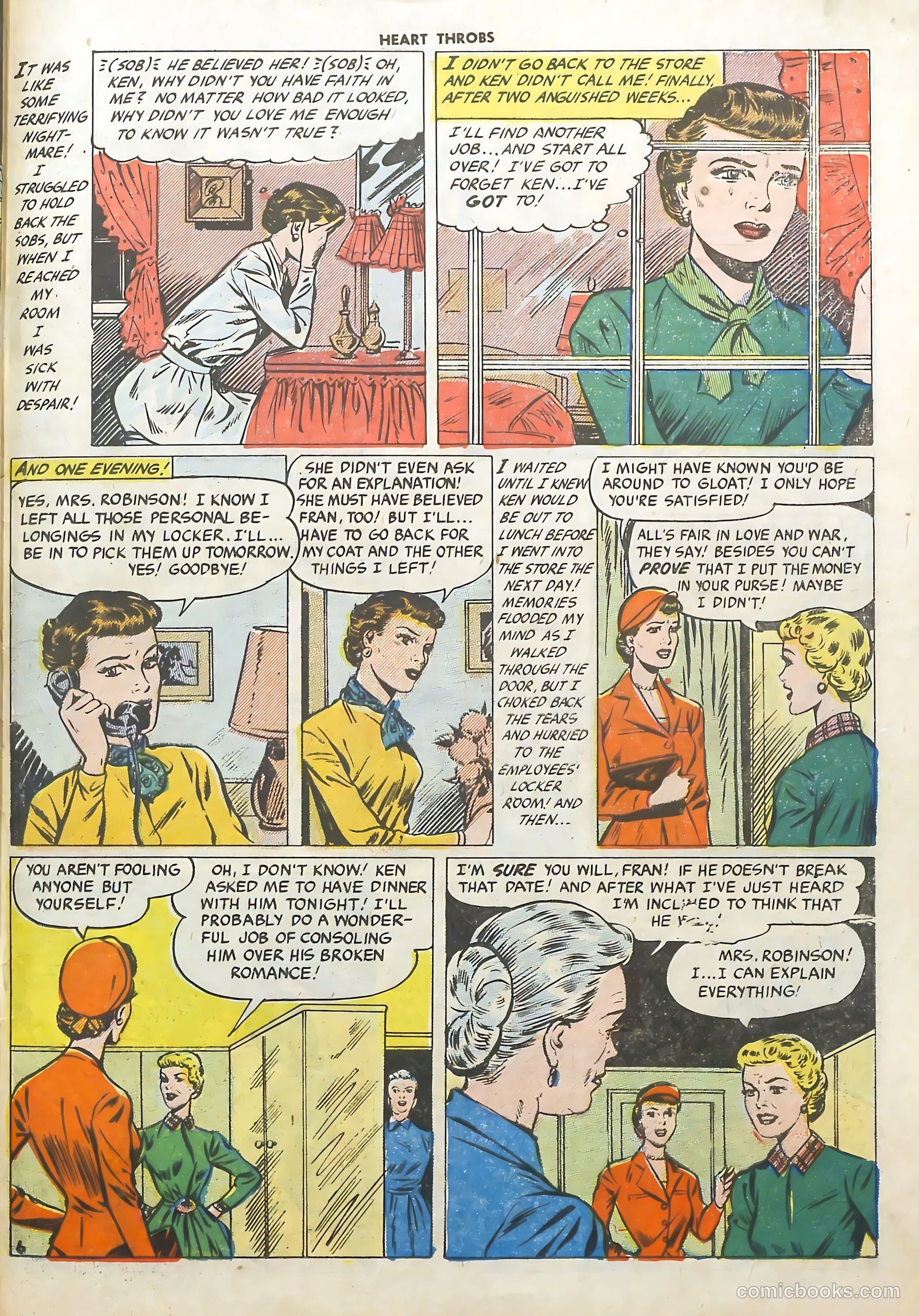 Heart Throbs #18 (1953) — page 23 of 36