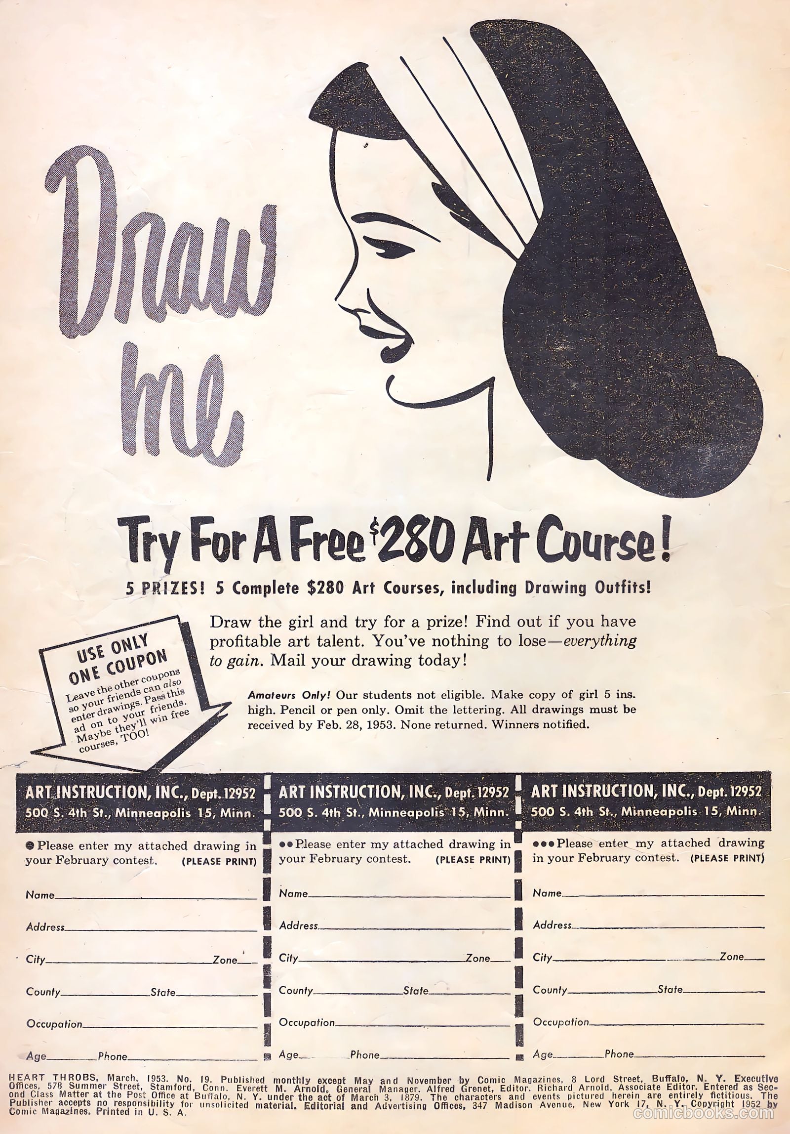 Heart Throbs #19 (1953) — page 2 of 36