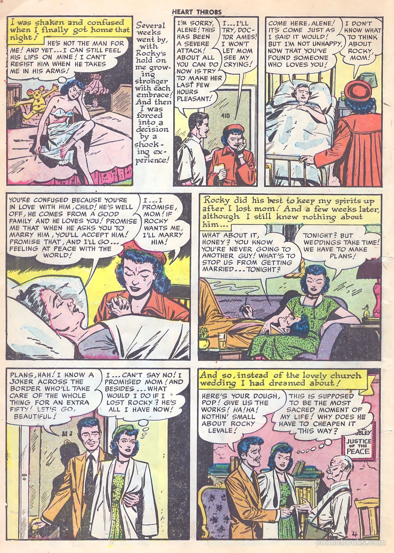 Heart Throbs #19 (1953) — page 6 of 36