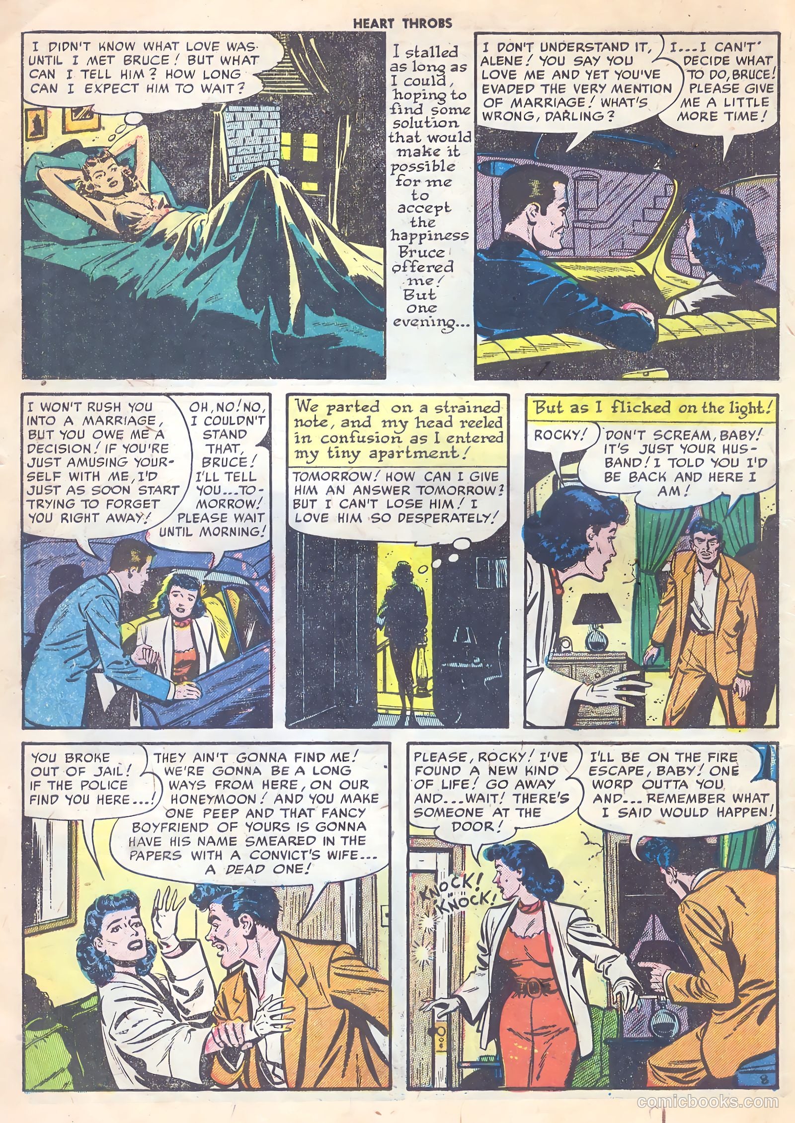 Heart Throbs #19 (1953) — page 10 of 36