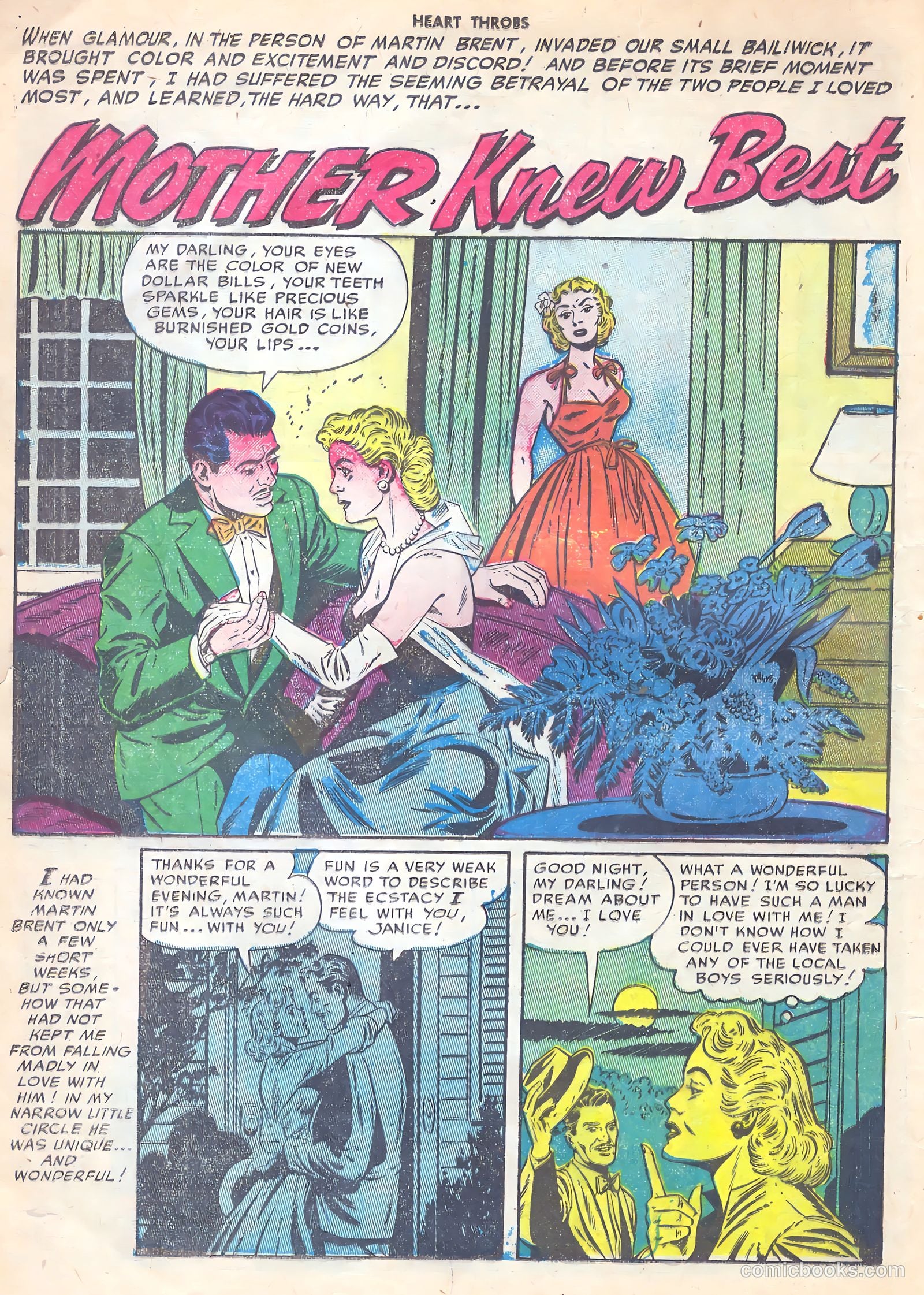 Heart Throbs #19 (1953) — page 12 of 36