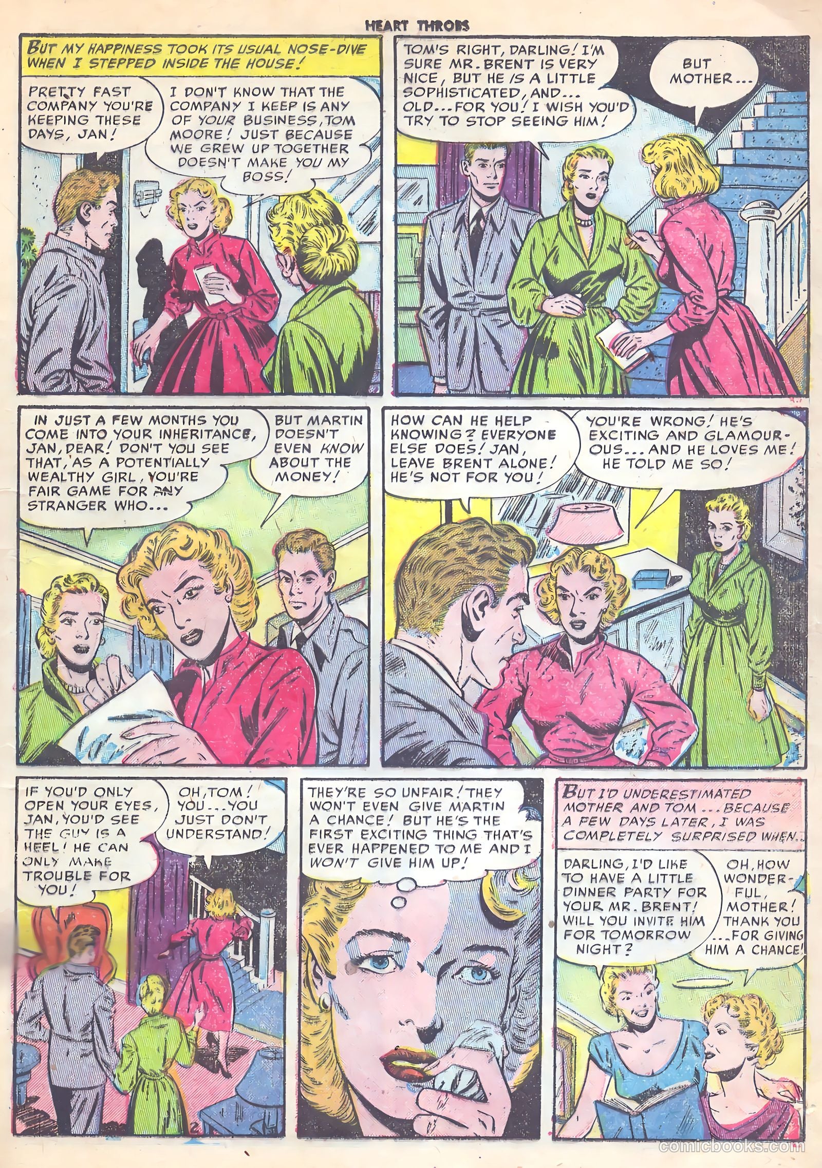 Heart Throbs #19 (1953) — page 13 of 36