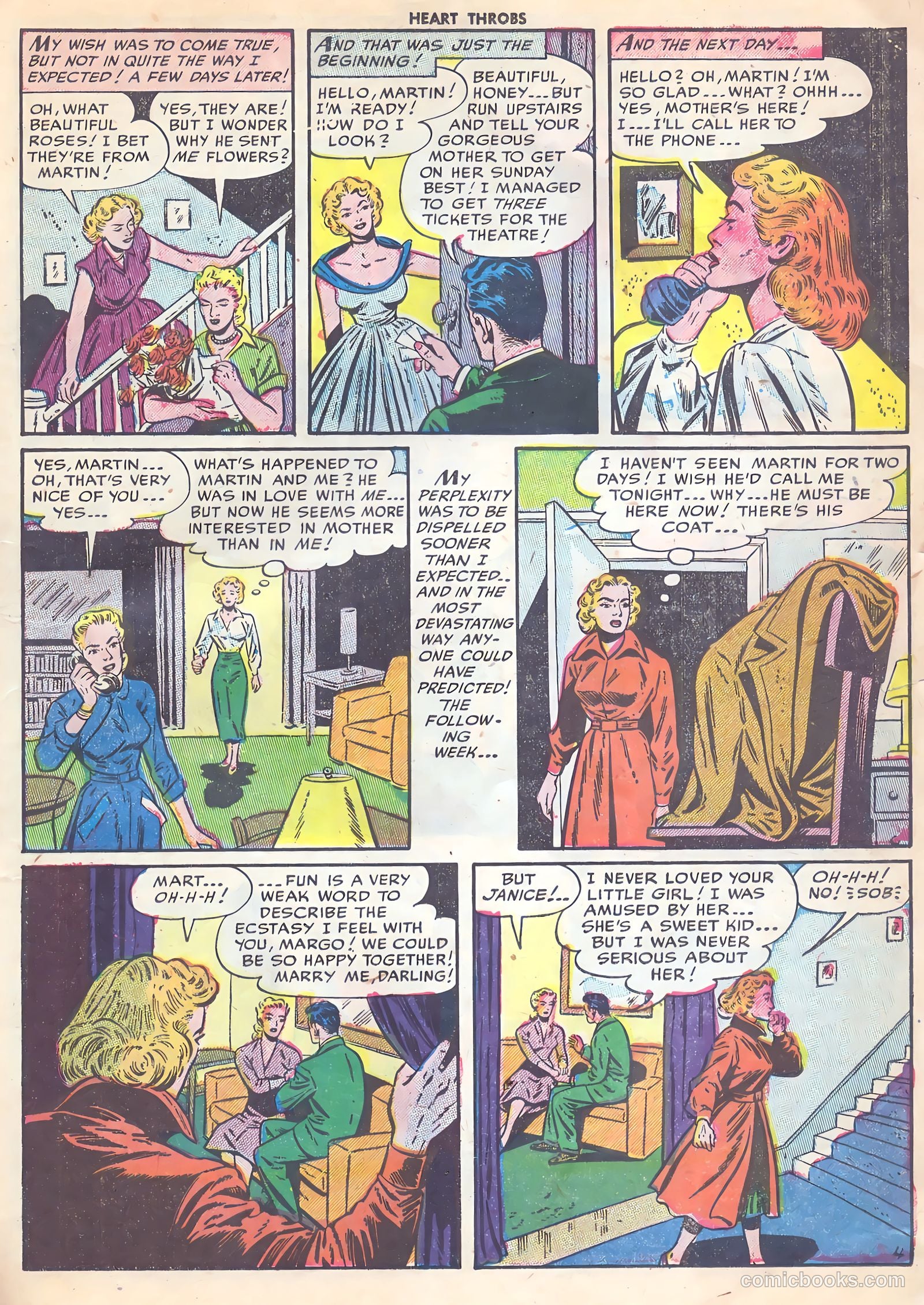Heart Throbs #19 (1953) — page 15 of 36