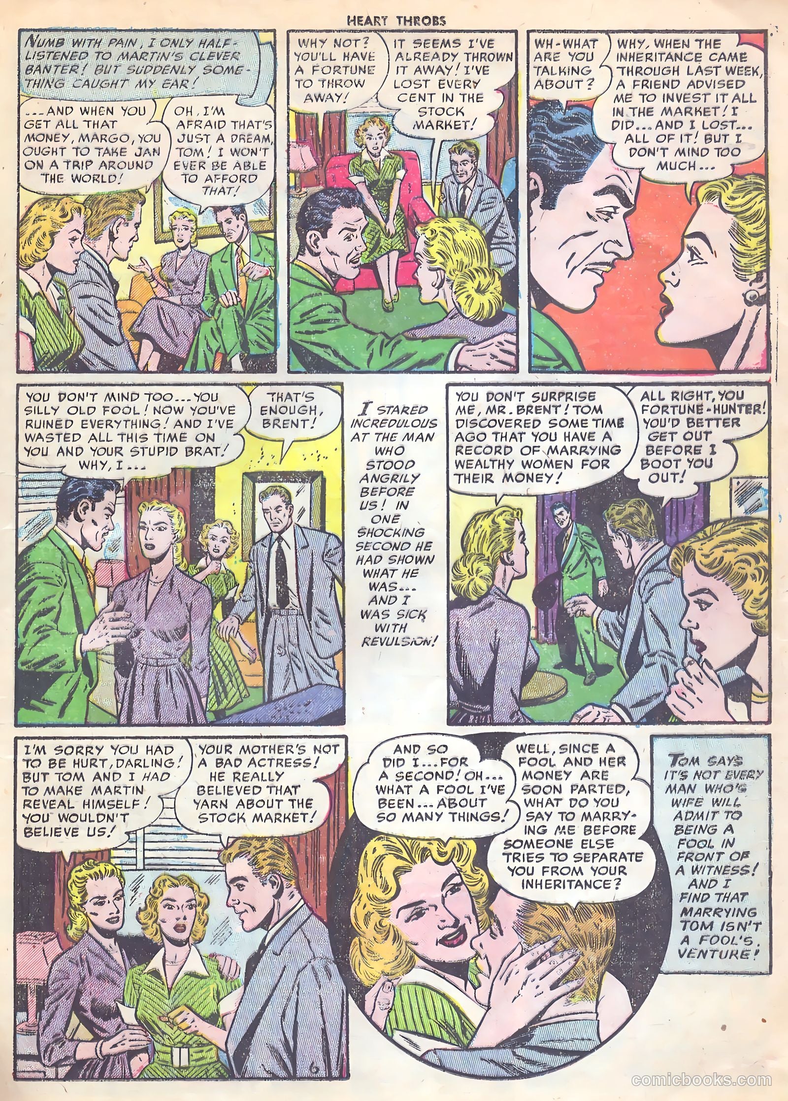 Heart Throbs #19 (1953) — page 17 of 36