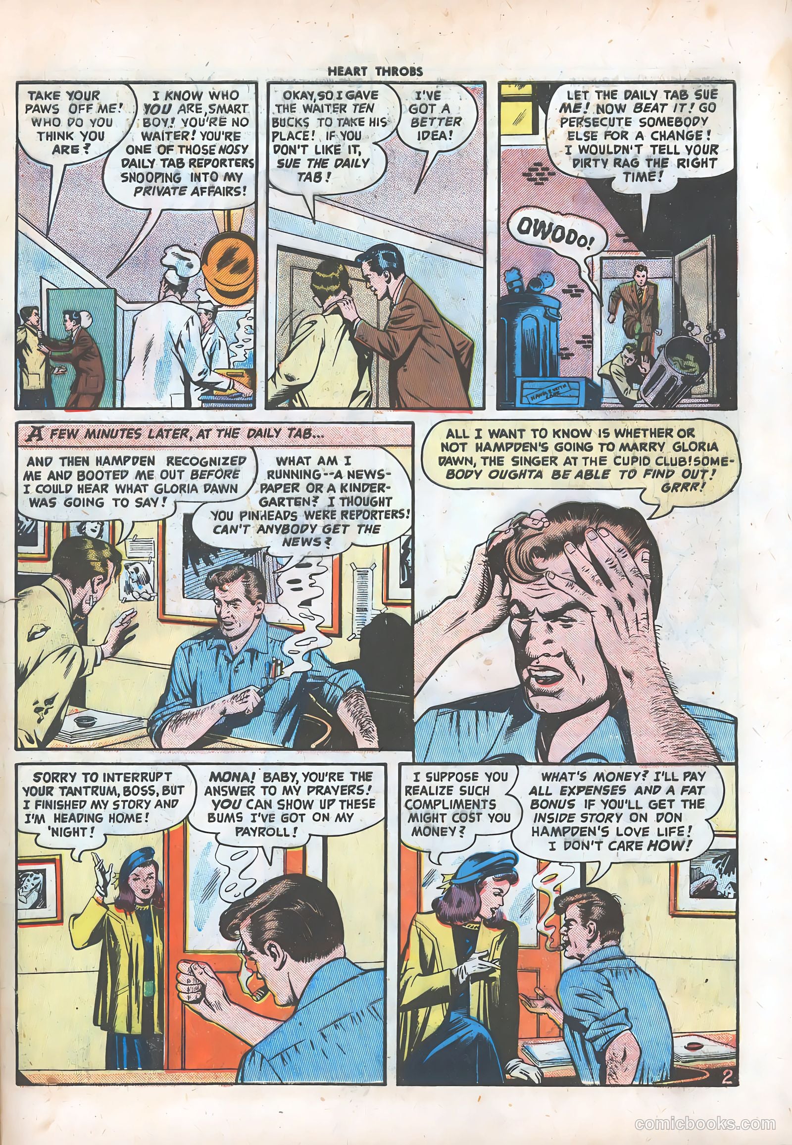 Heart Throbs #2 (1949) — page 29 of 36
