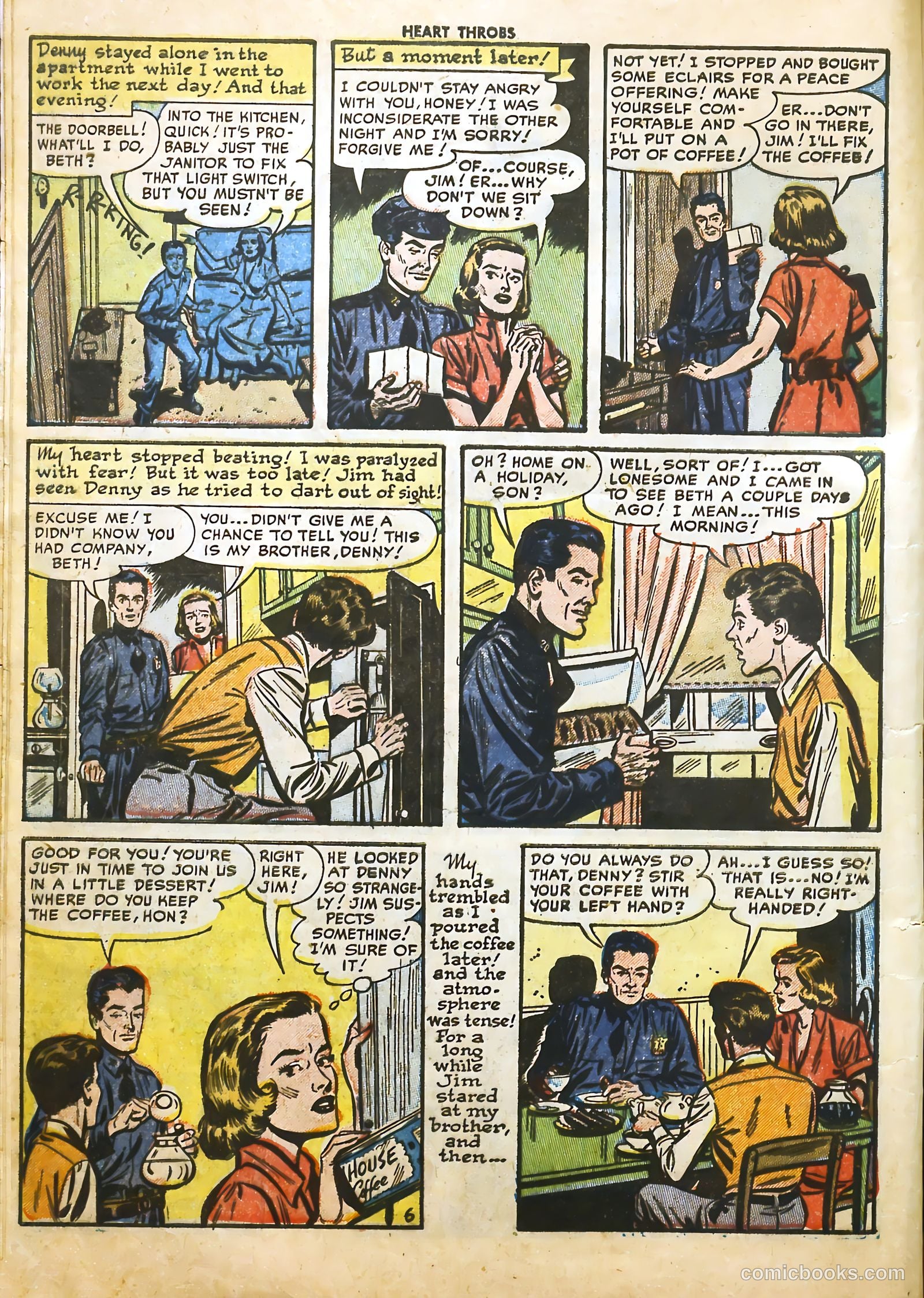 Heart Throbs #20 (1953) — page 8 of 36
