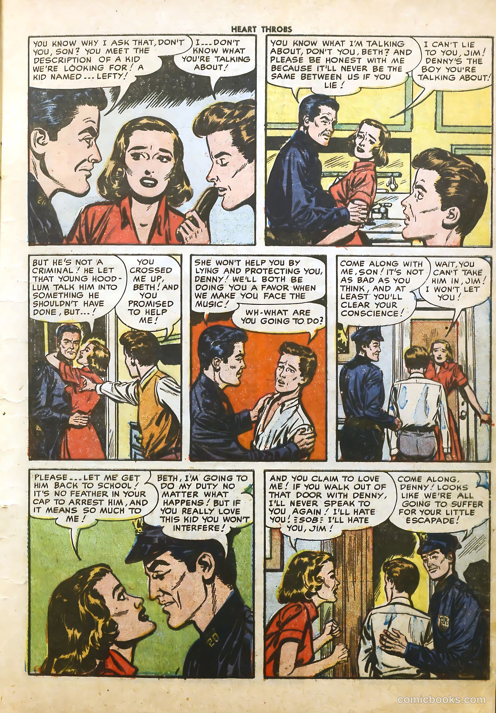 Heart Throbs #20 (1953) — page 9 of 36