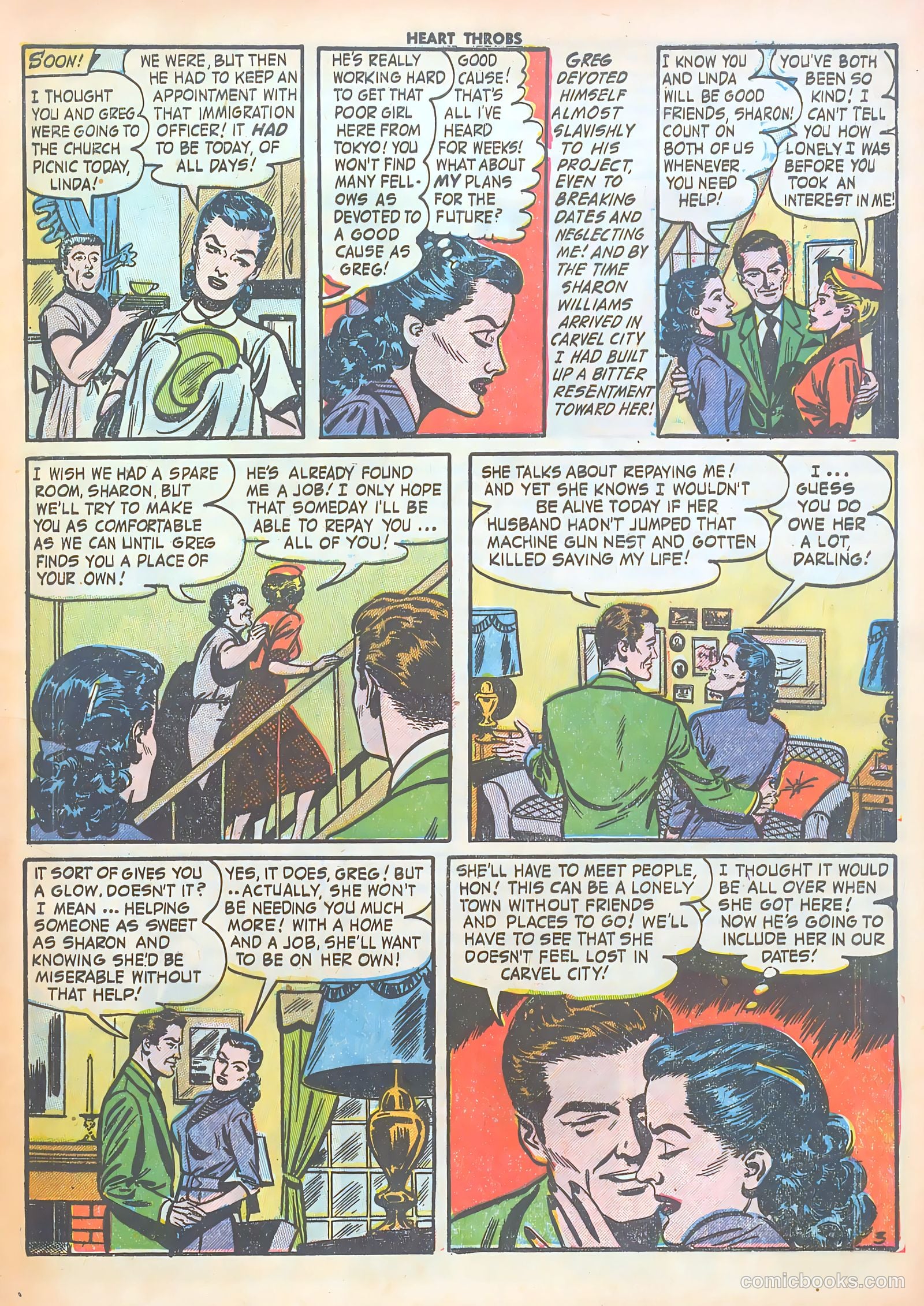 Heart Throbs #21 (1953) — page 5 of 37