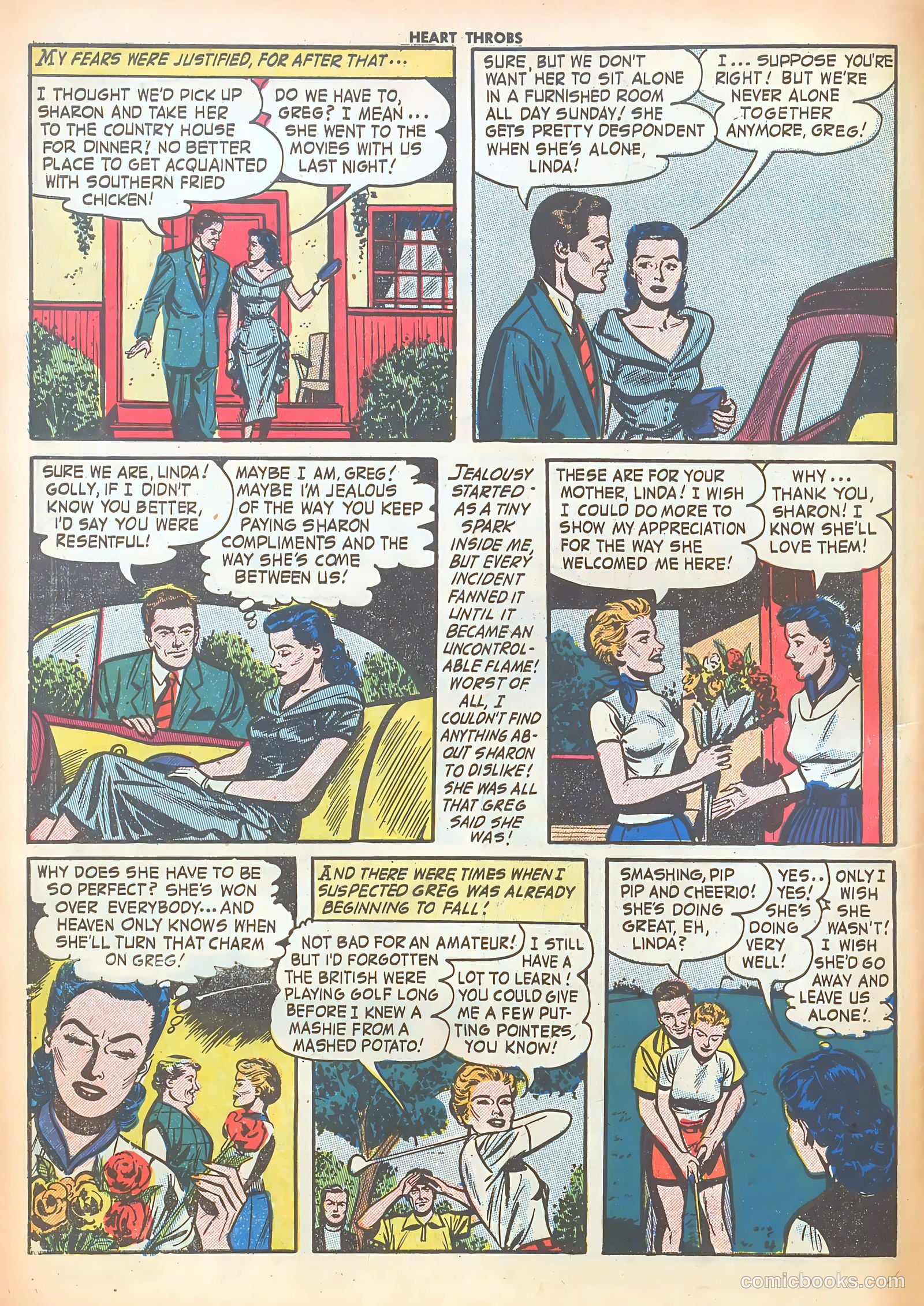 Heart Throbs #21 (1953) — page 6 of 37