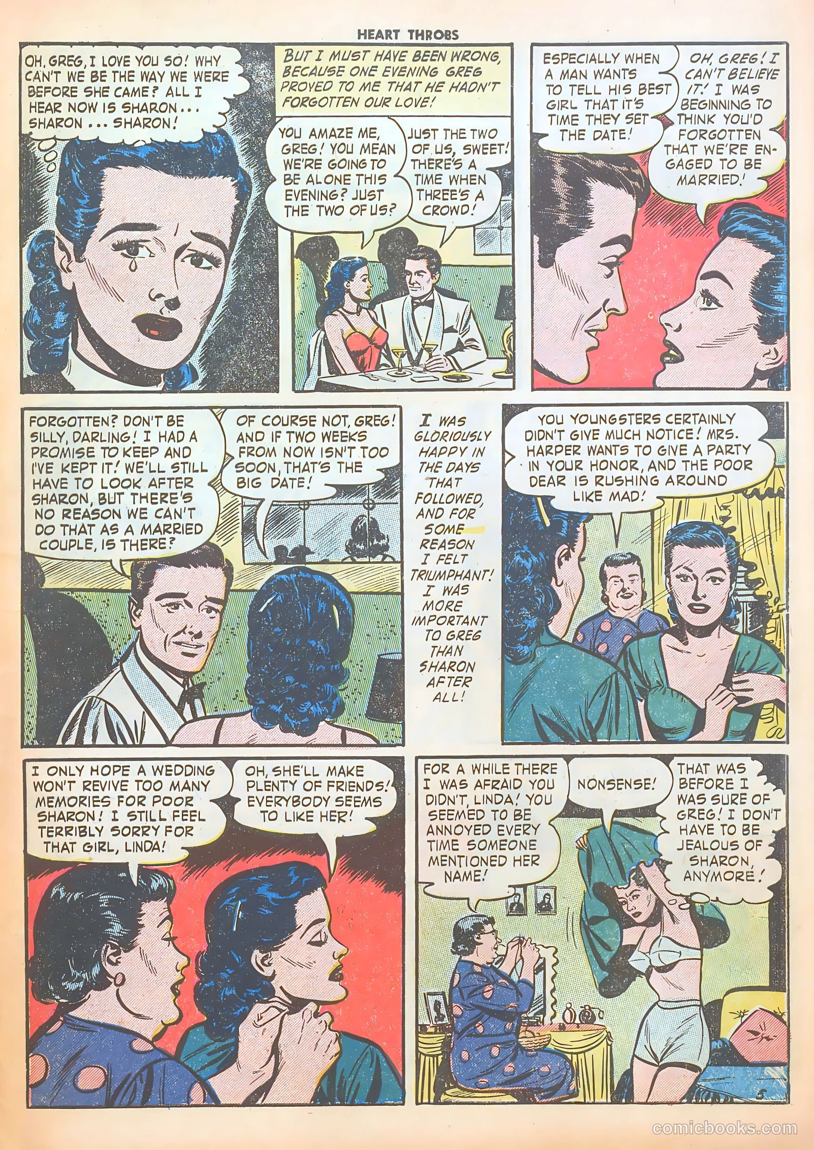 Heart Throbs #21 (1953) — page 7 of 37