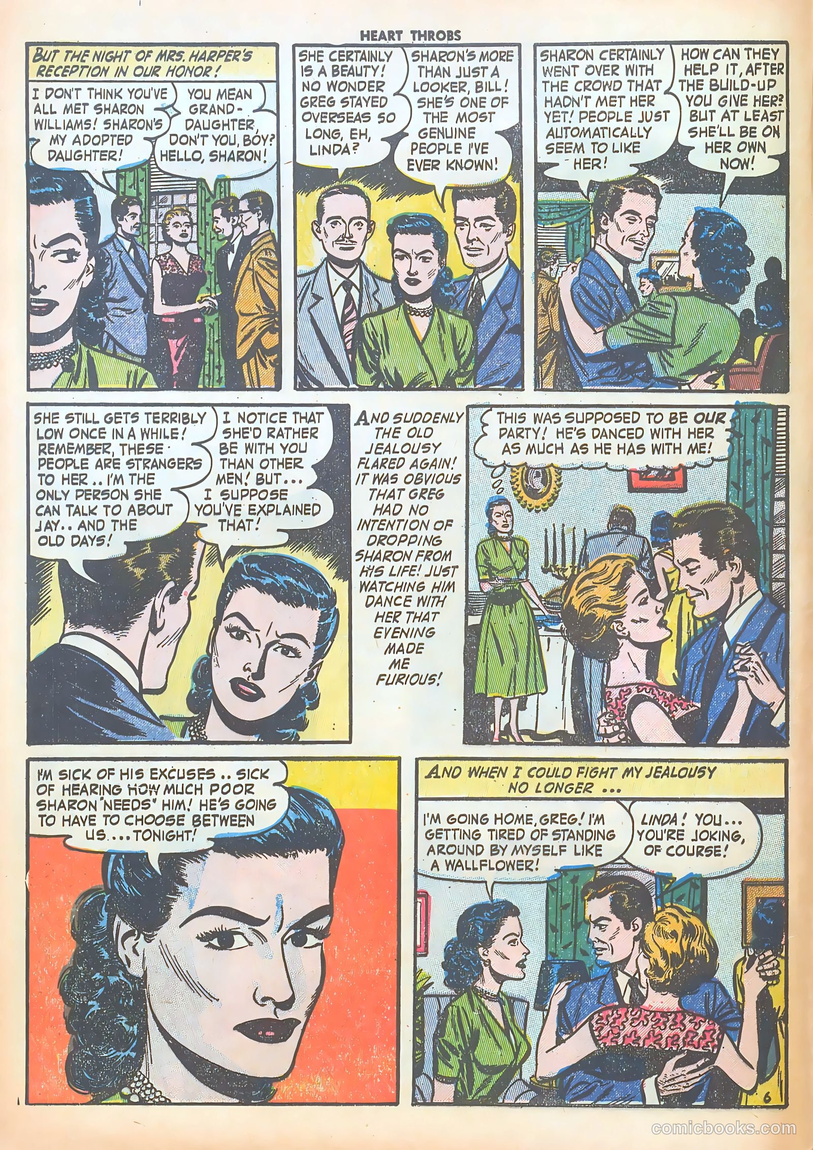 Heart Throbs #21 (1953) — page 8 of 37