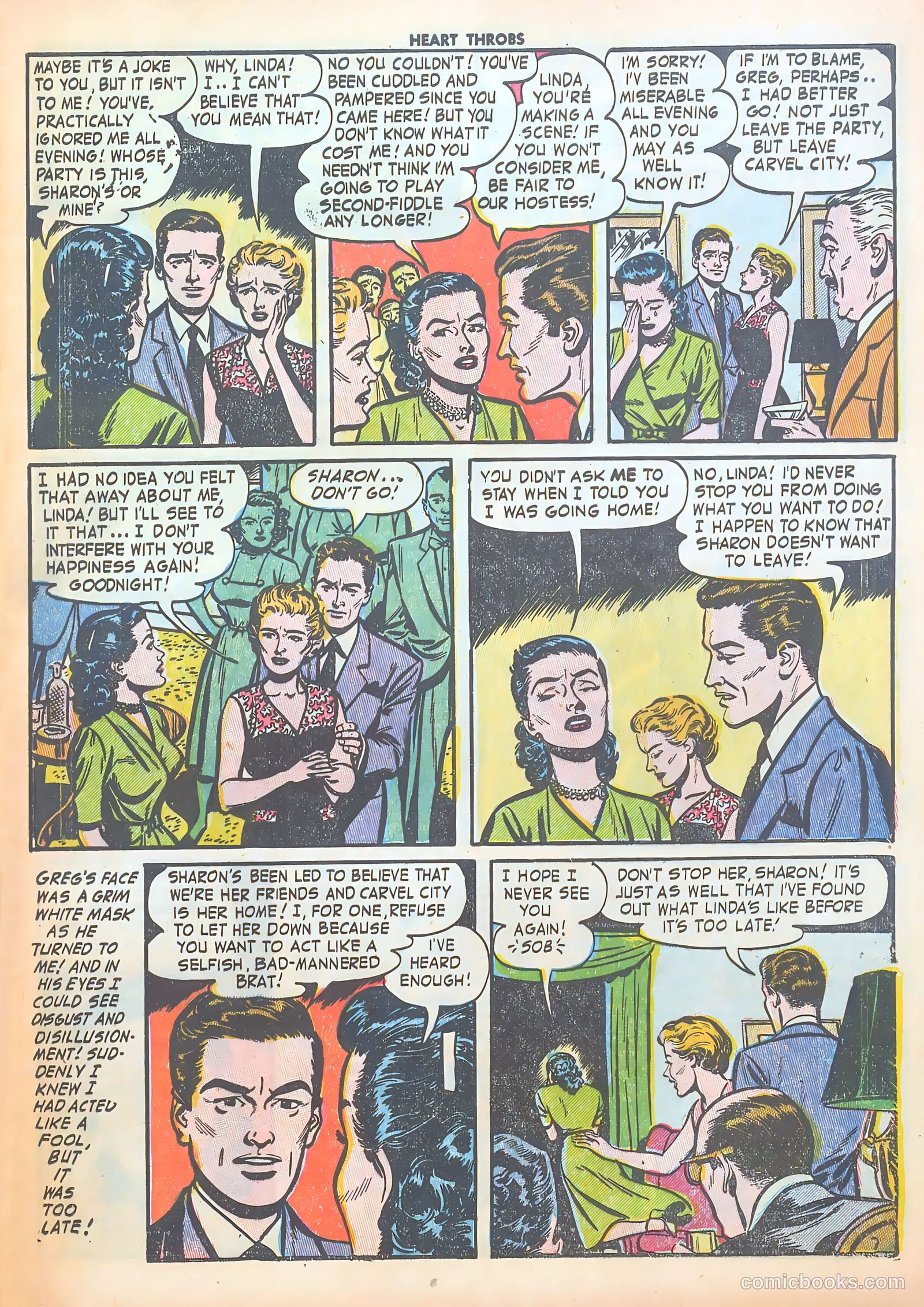Heart Throbs #21 (1953) — page 9 of 37