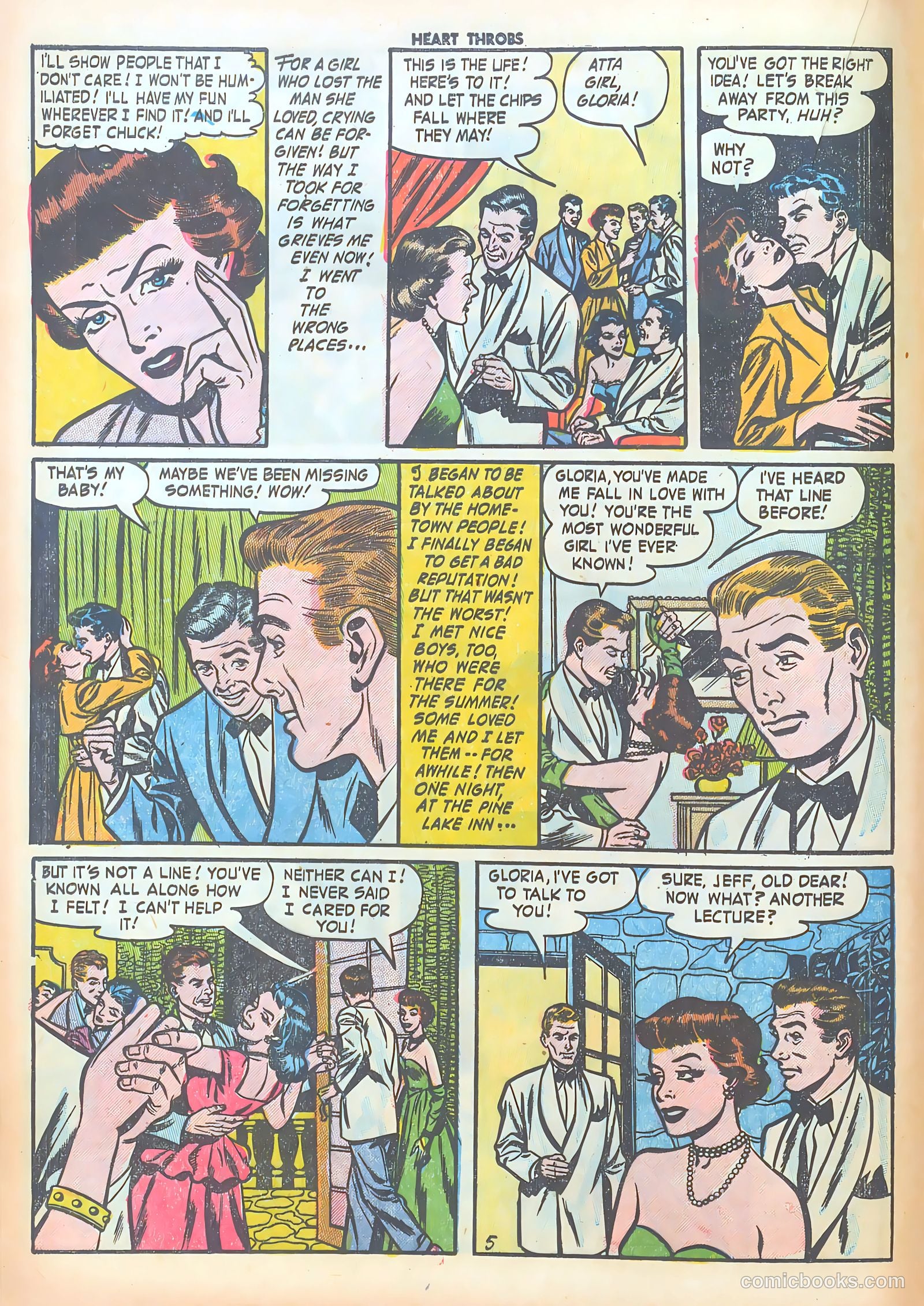 Heart Throbs #21 (1953) — page 16 of 37