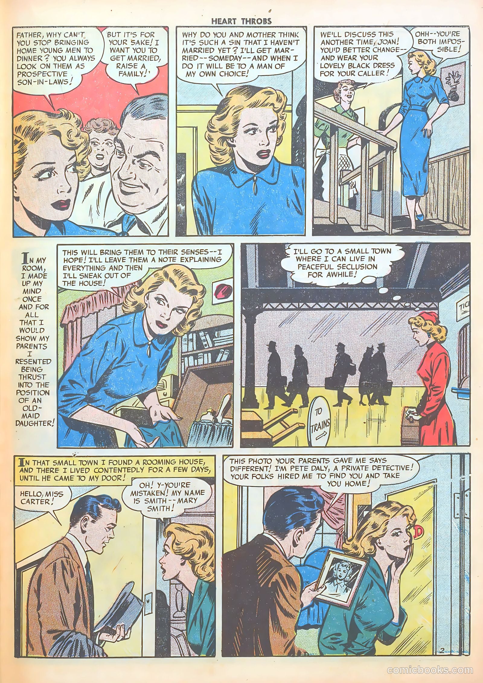 Heart Throbs #21 (1953) — page 19 of 37