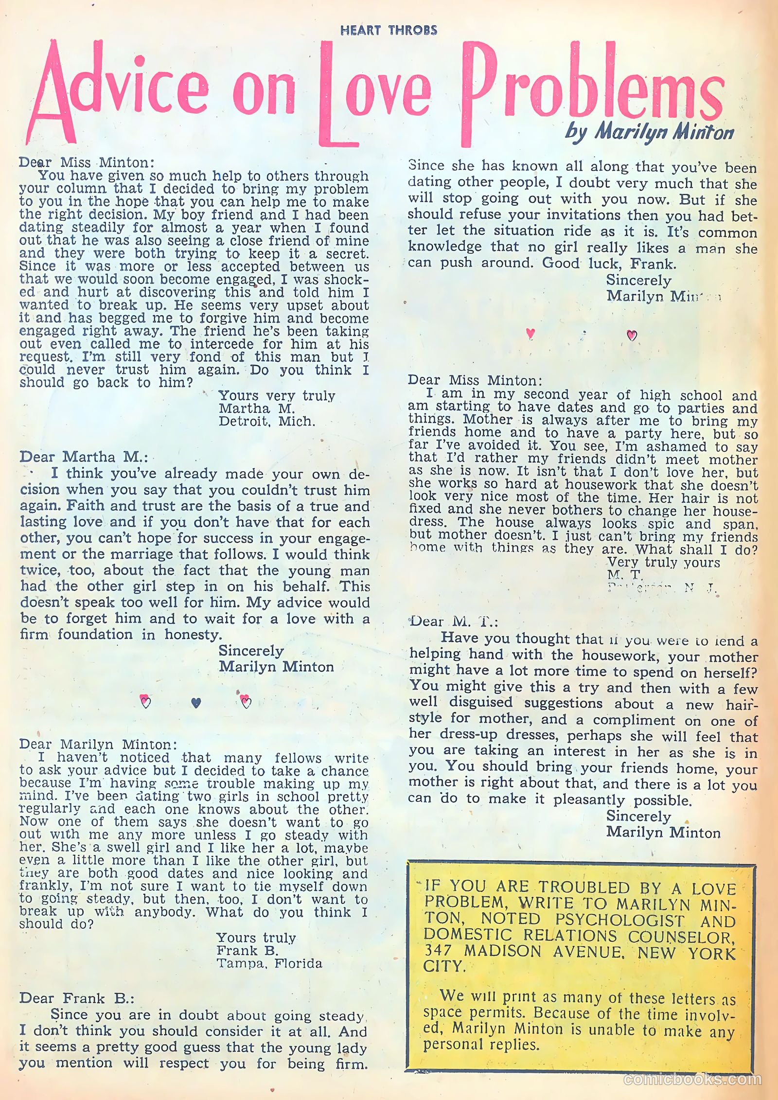 Heart Throbs #21 (1953) — page 26 of 37