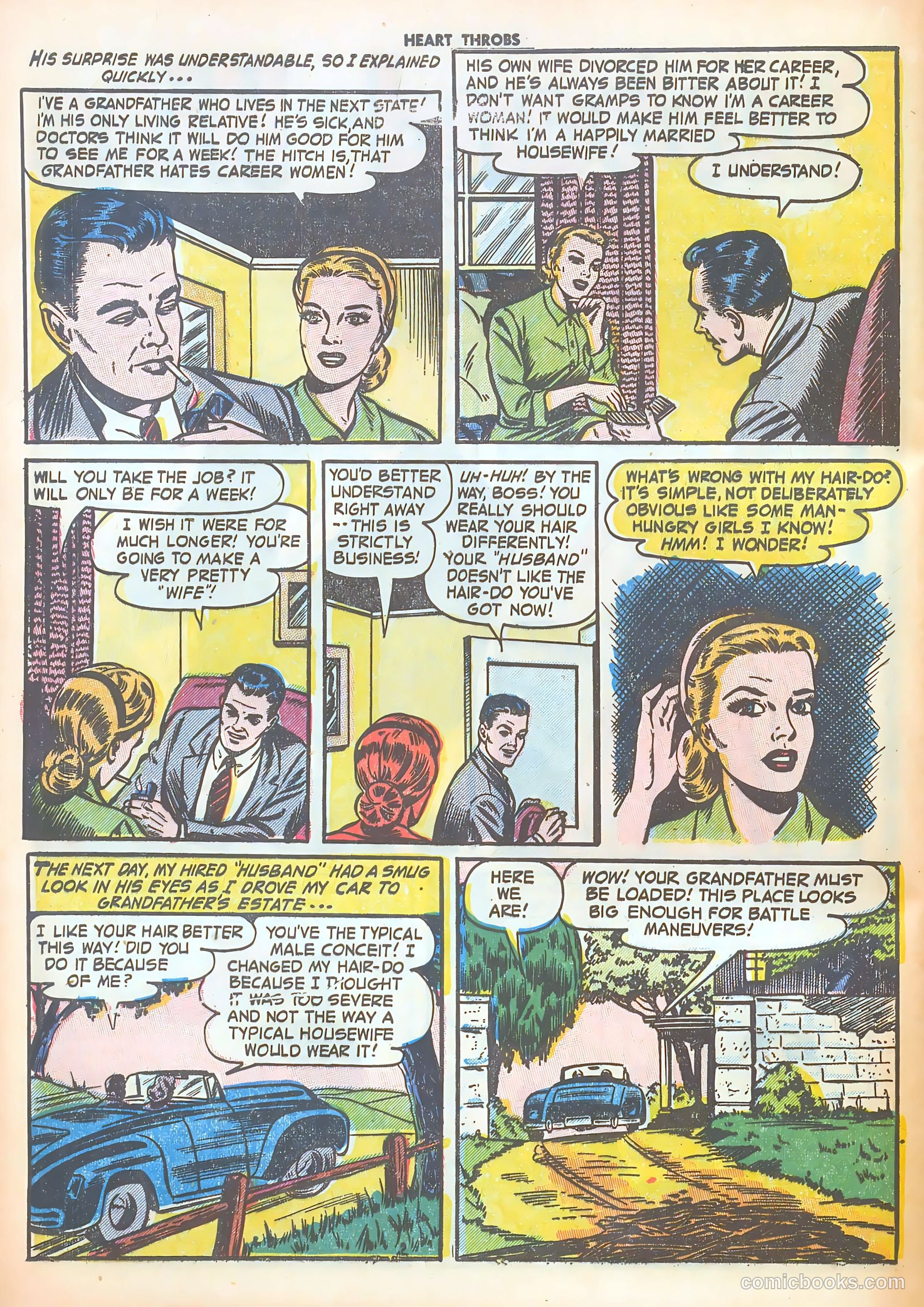 Heart Throbs #21 (1953) — page 28 of 37