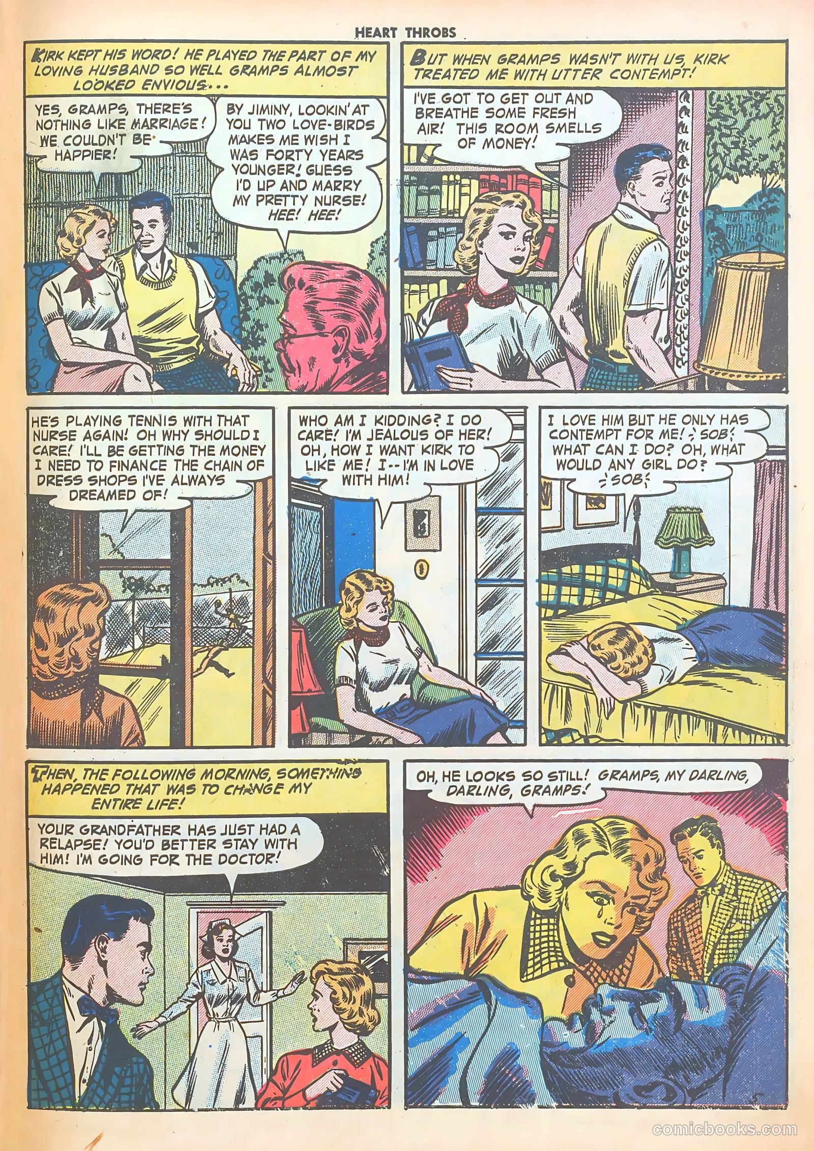 Heart Throbs #21 (1953) — page 31 of 37