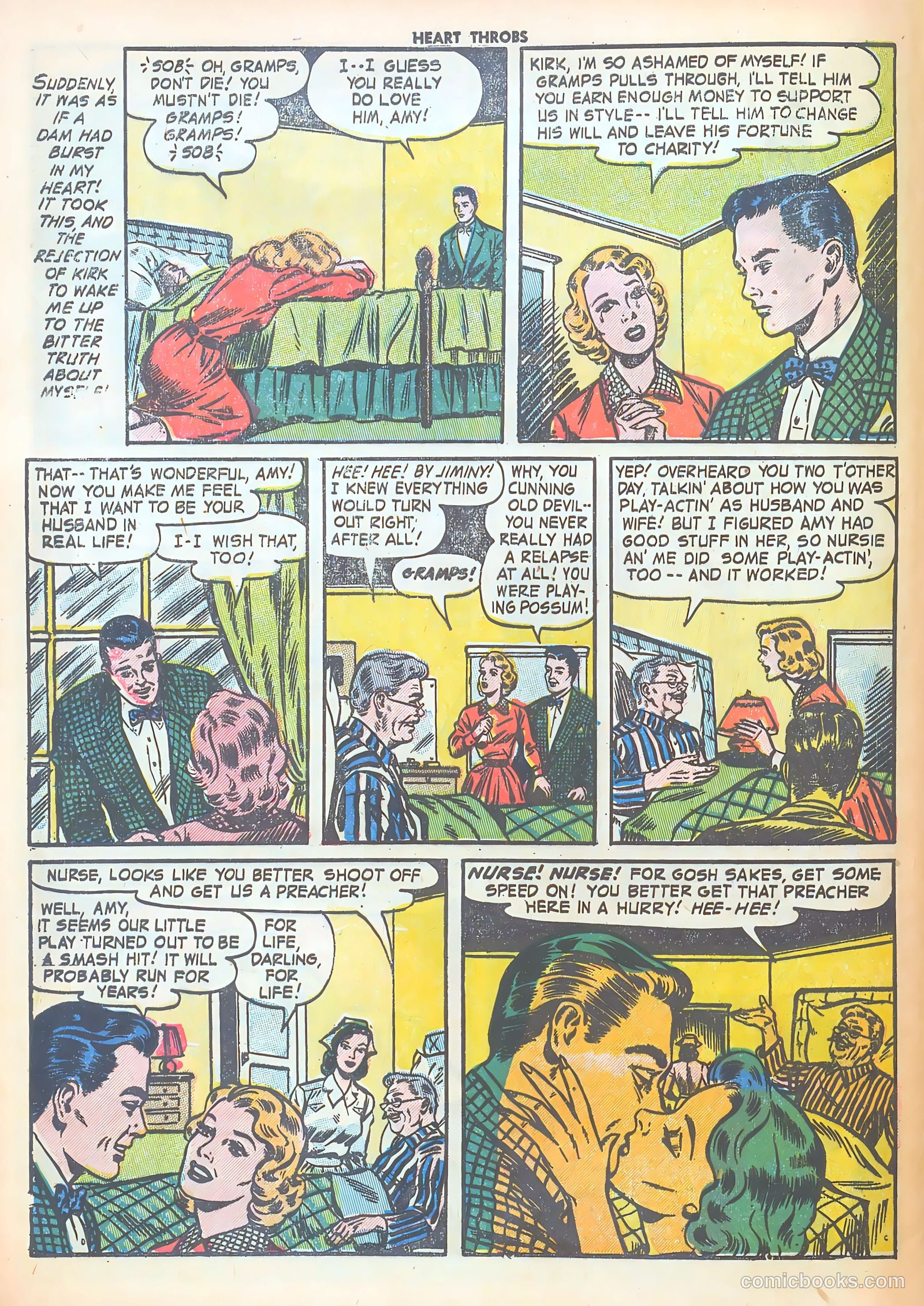 Heart Throbs #21 (1953) — page 32 of 37