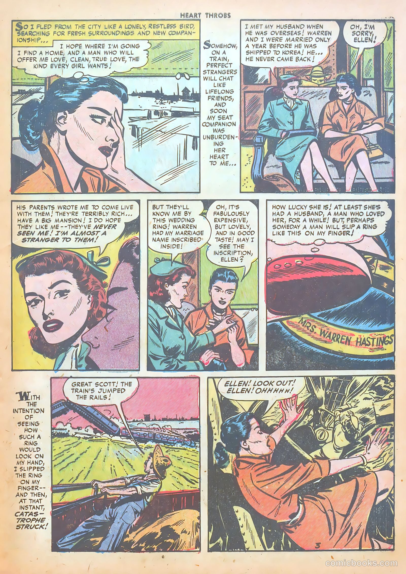Heart Throbs #22 (1953) — page 5 of 37
