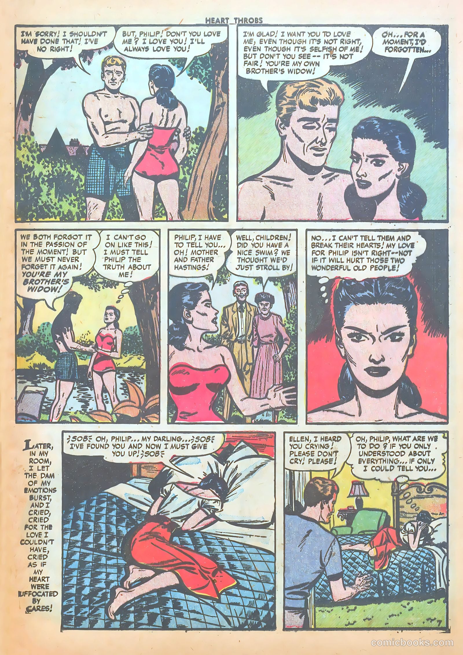 Heart Throbs #22 (1953) — page 9 of 37