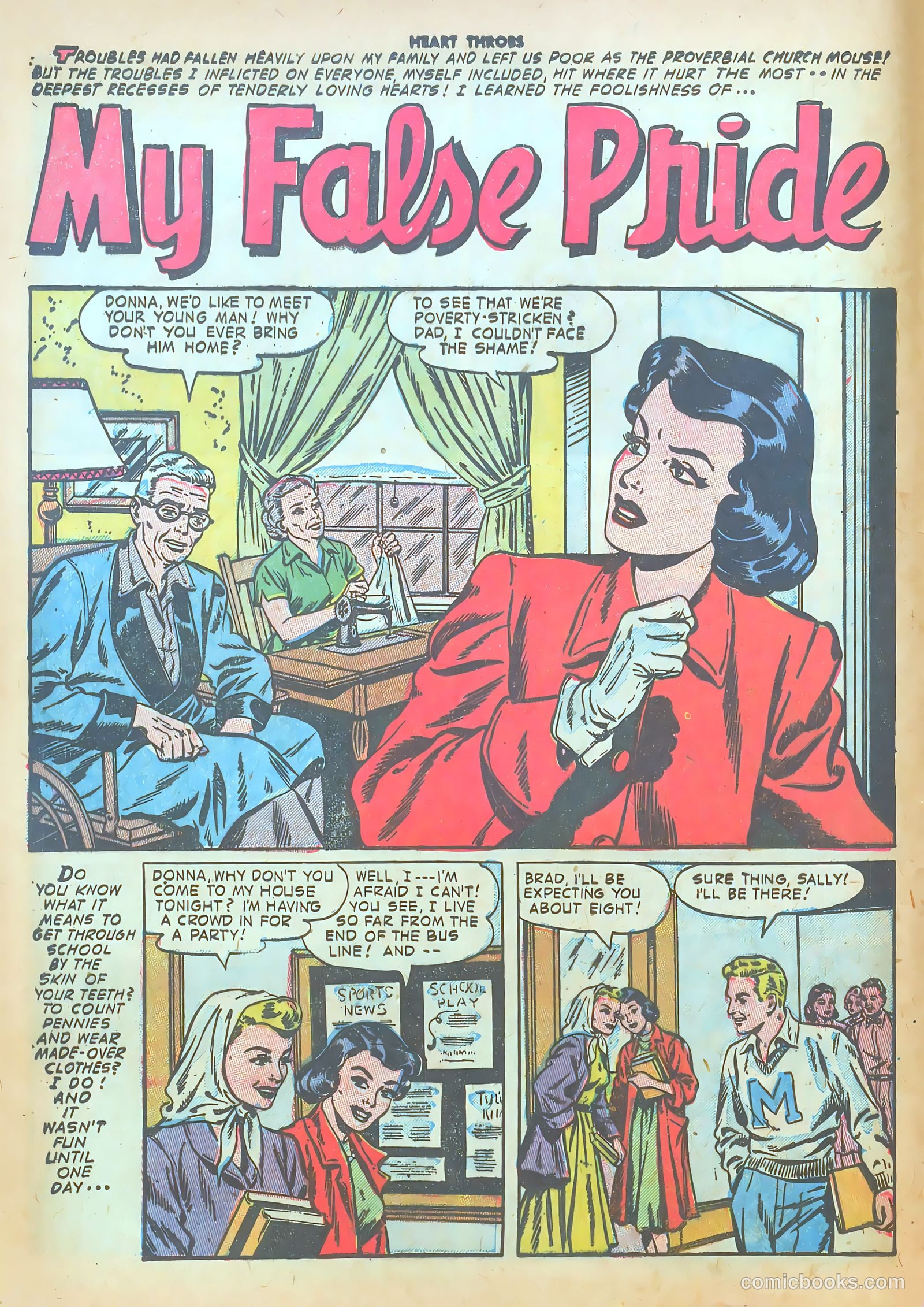 Heart Throbs #22 (1953) — page 12 of 37