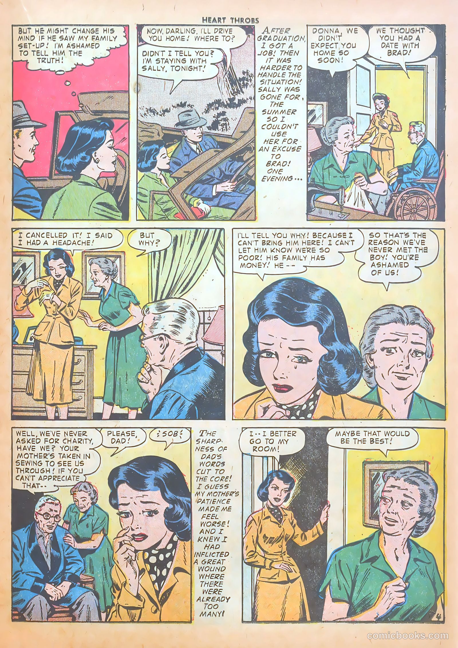 Heart Throbs #22 (1953) — page 15 of 37