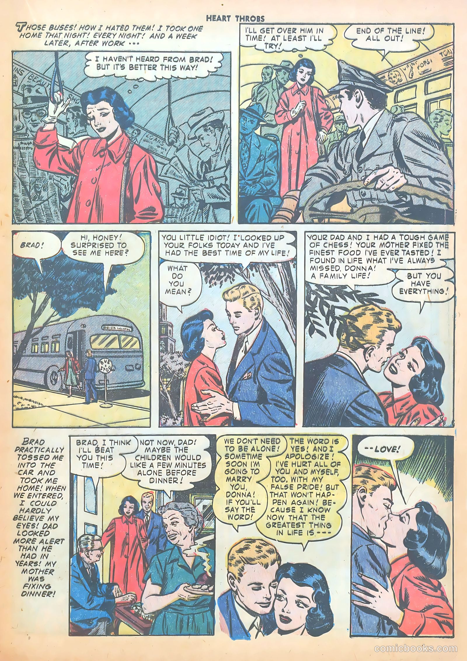 Heart Throbs #22 (1953) — page 17 of 37