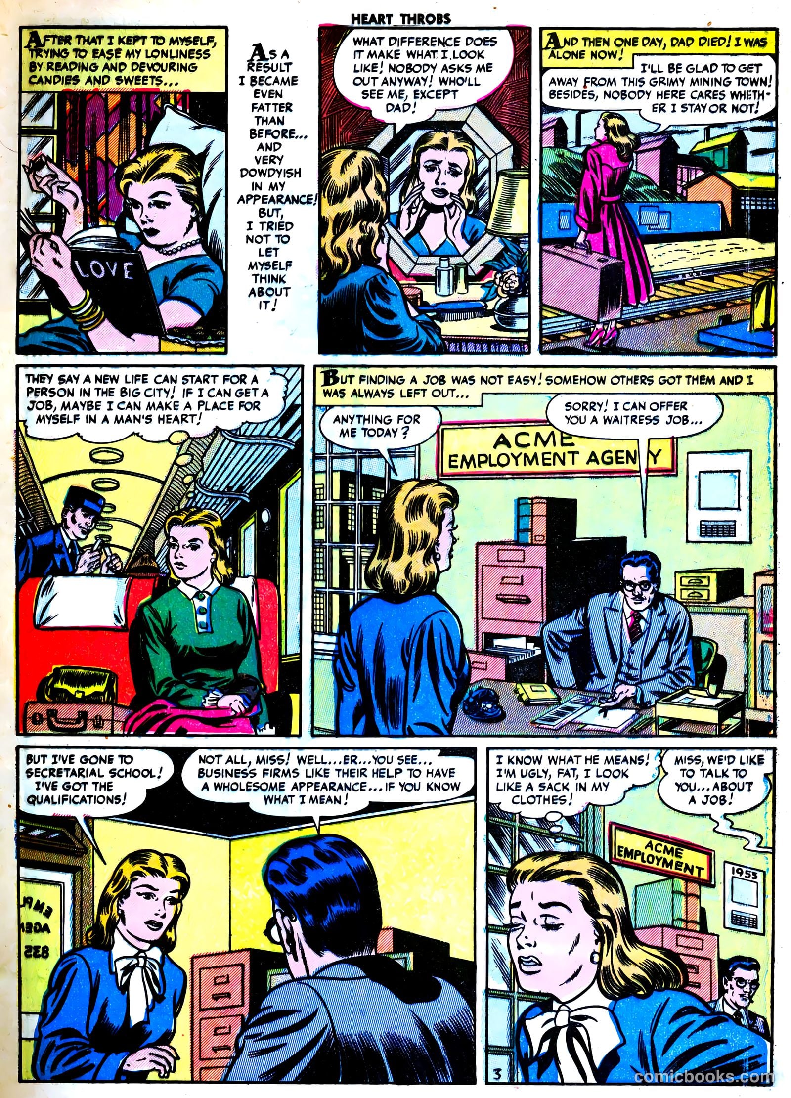 Heart Throbs #23 (1953) — page 5 of 36