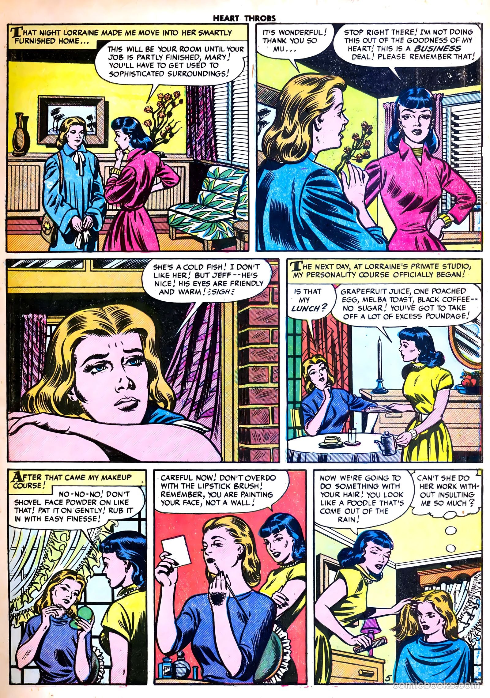 Heart Throbs #23 (1953) — page 7 of 36