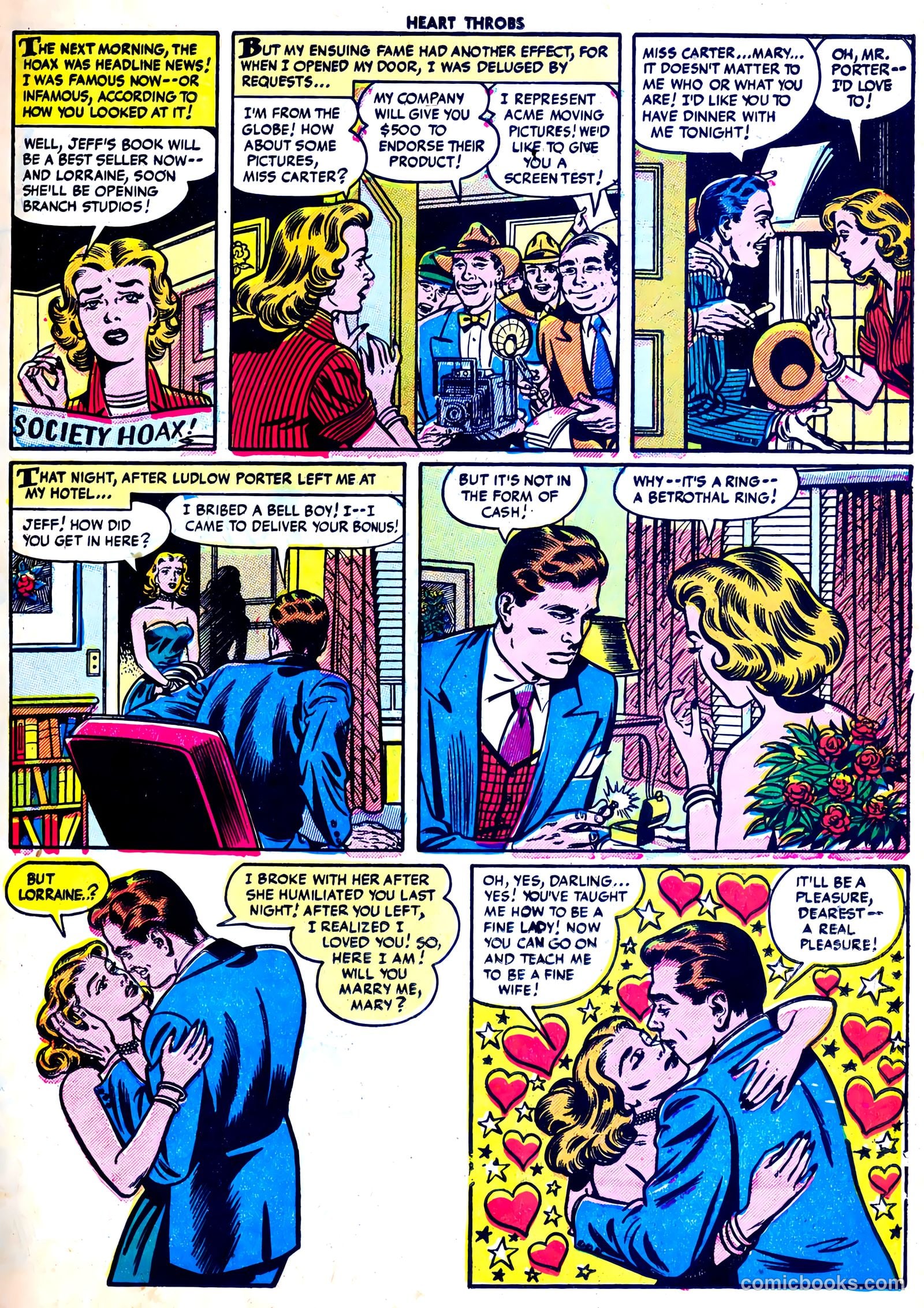 Heart Throbs #23 (1953) — page 11 of 36