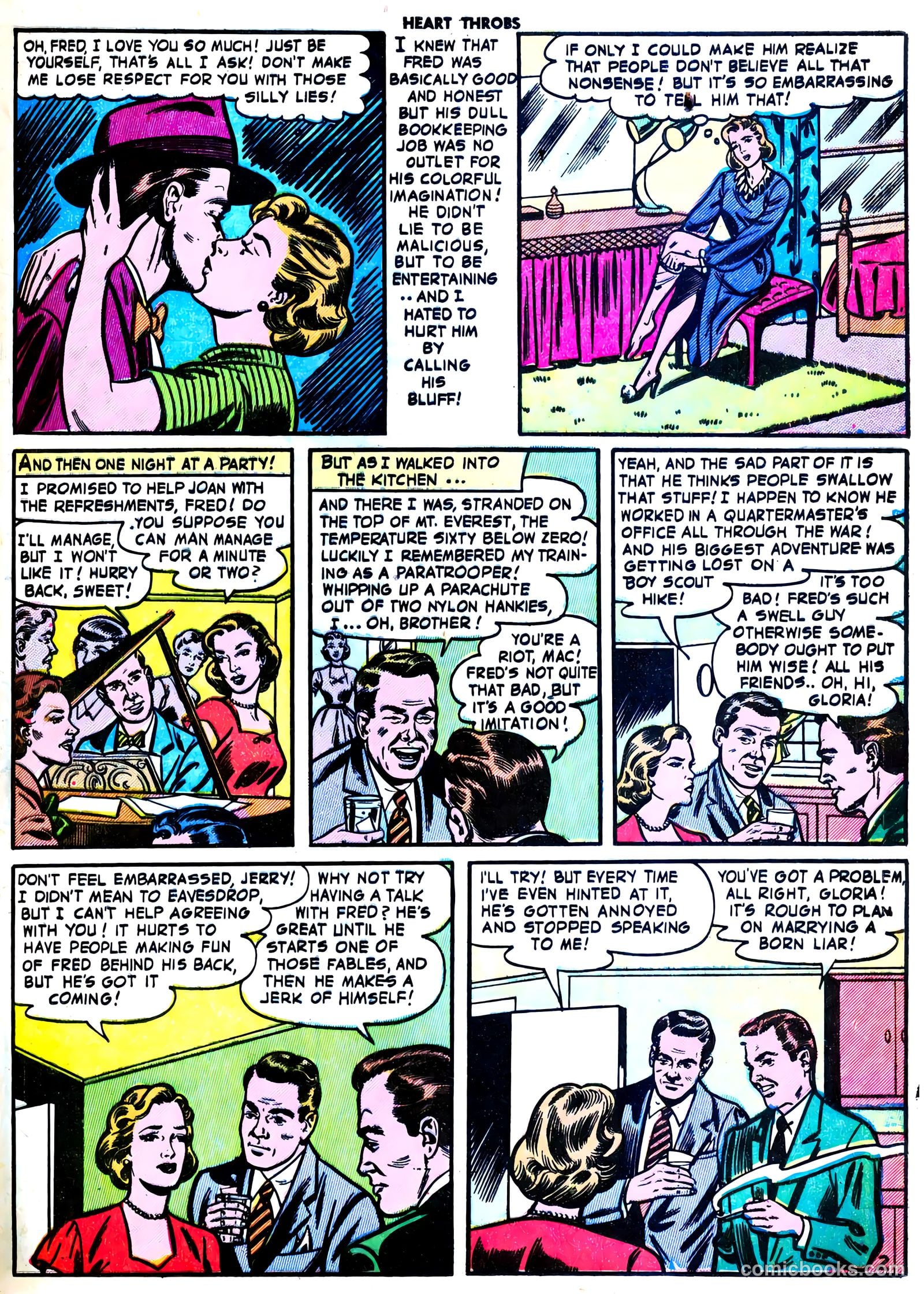 Heart Throbs #23 (1953) — page 13 of 36