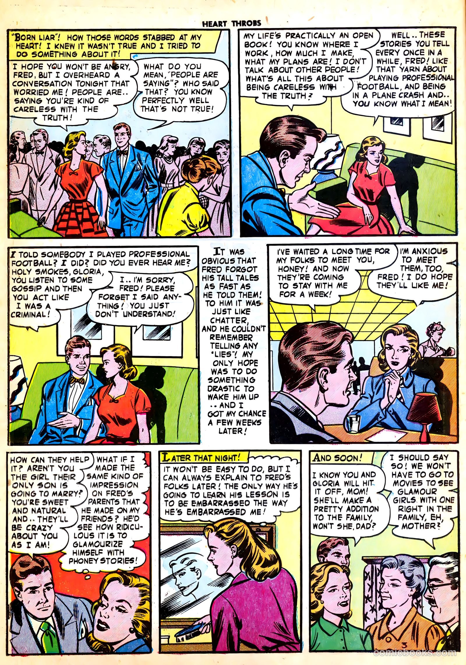 Heart Throbs #23 (1953) — page 14 of 36